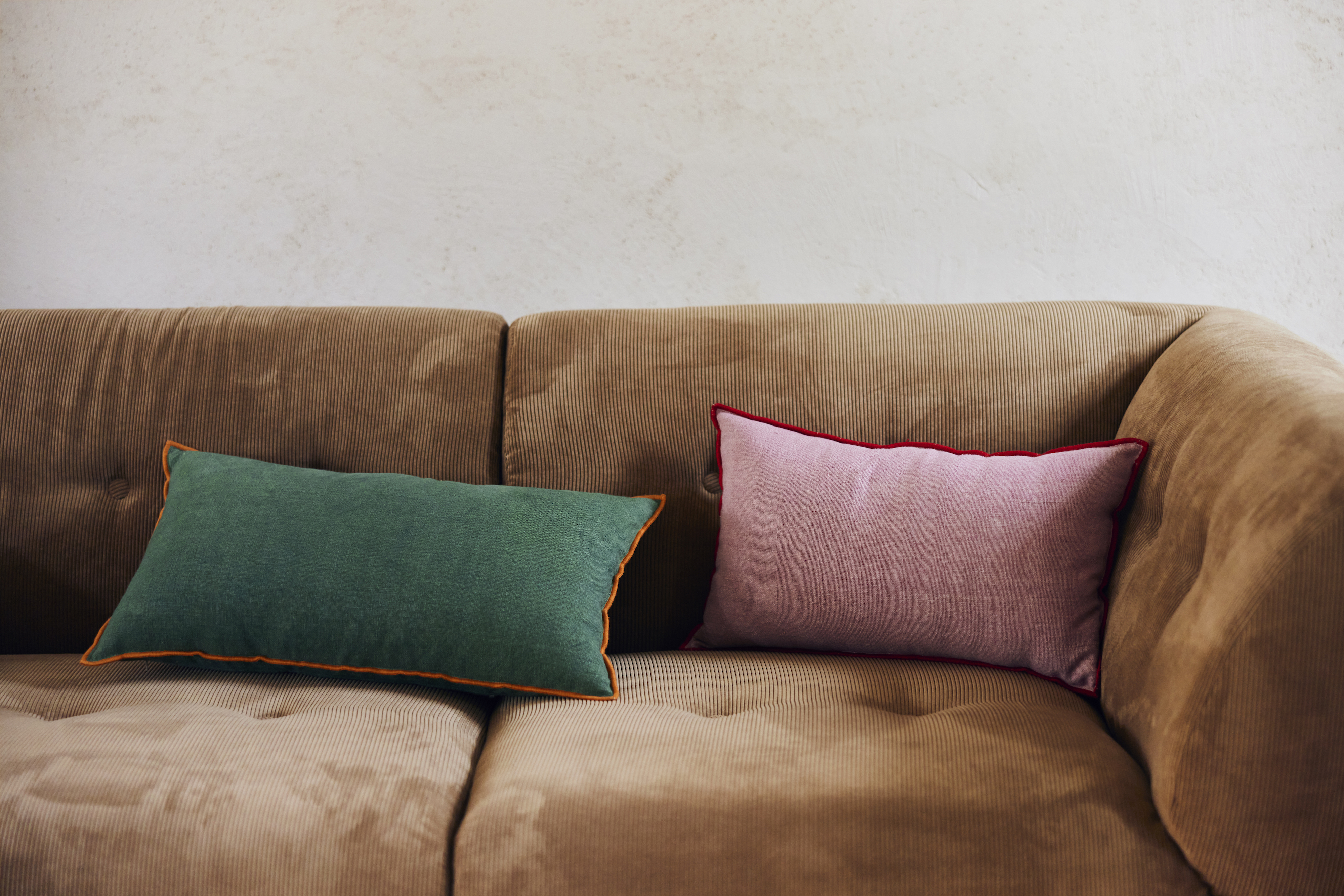 HKliving Linen Prydnadskudde Candyfloss 50x30