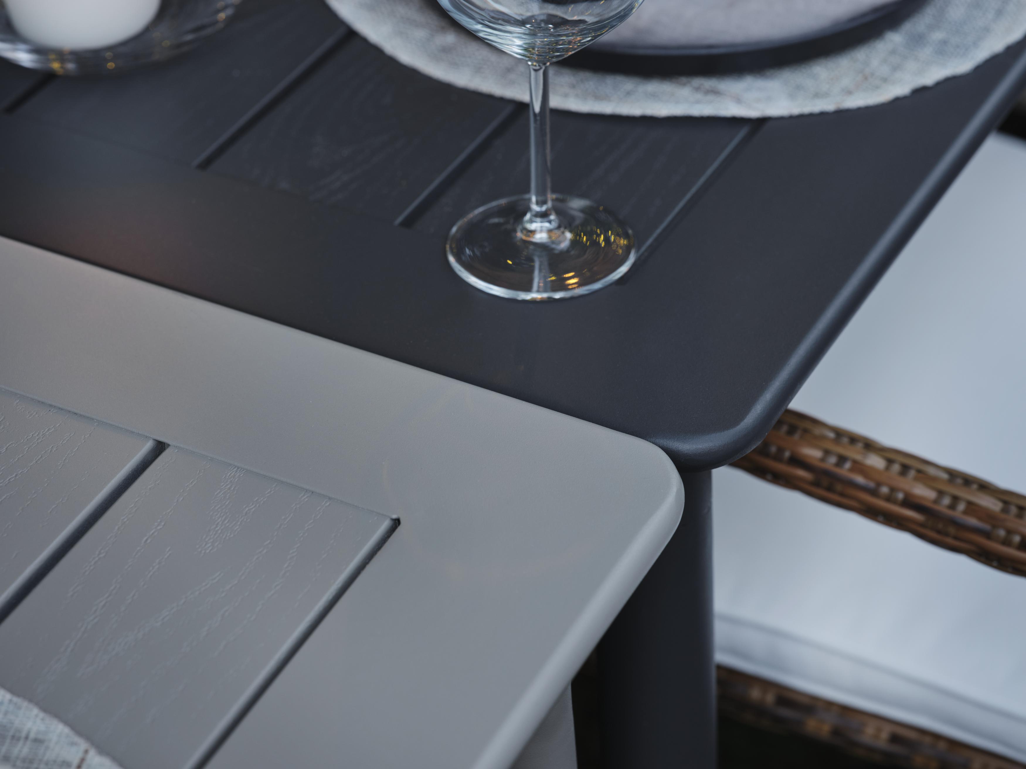 Brafab Nimes Matbord Antracit 78x78cm