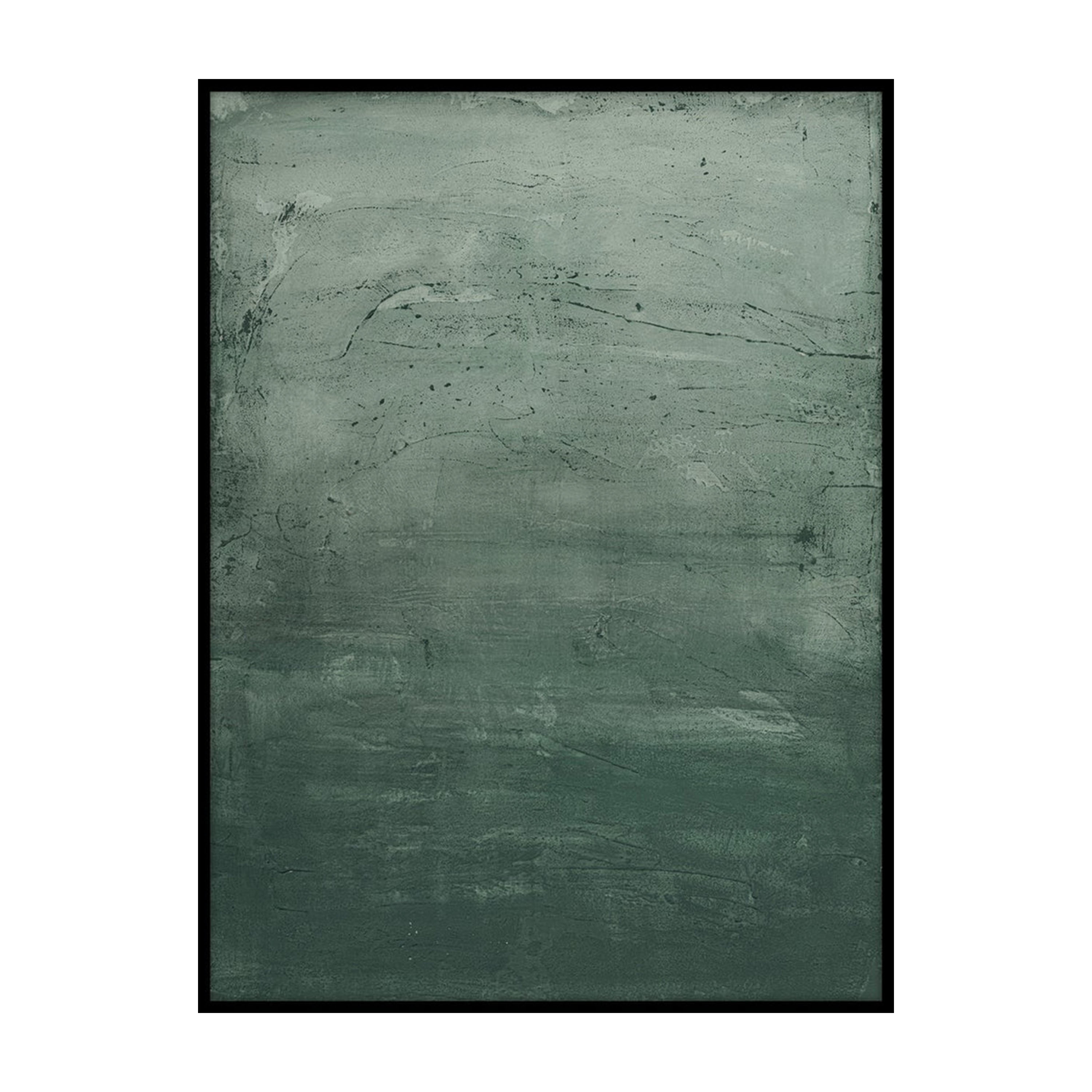Malerifabrikken - Simple Living 5 Bilde Sort Ramme 90x120 - Grønn  - Bilder