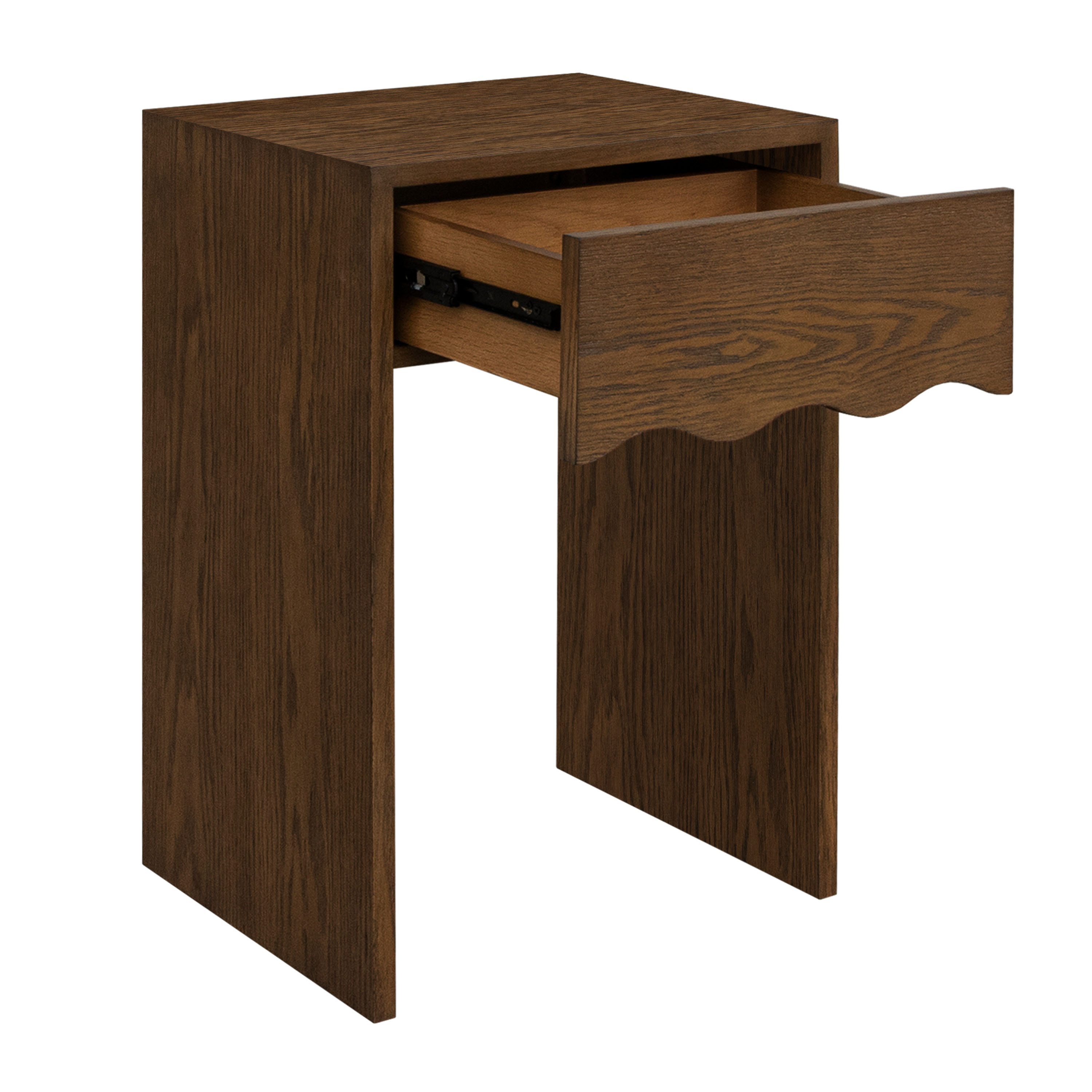 Sienna Sängbord Brunbetsad Ek 40x32x60