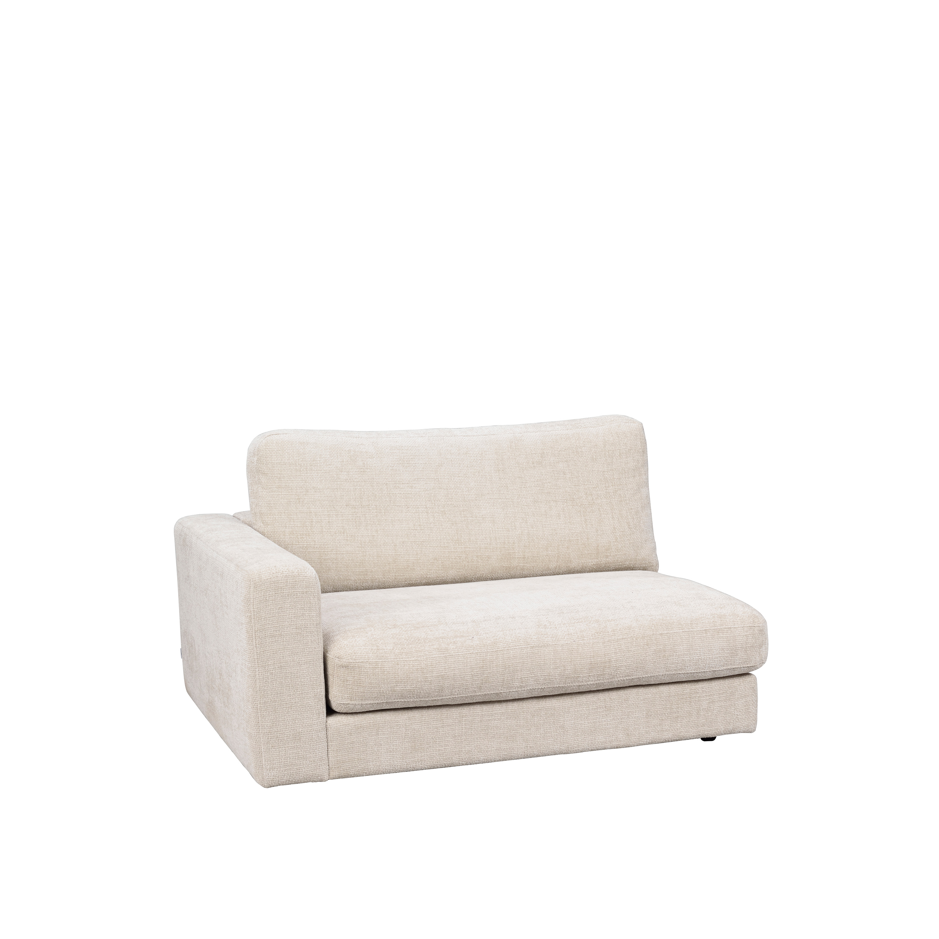 Duncan 1,5-Sitzer-Linksmodule Hellgrau