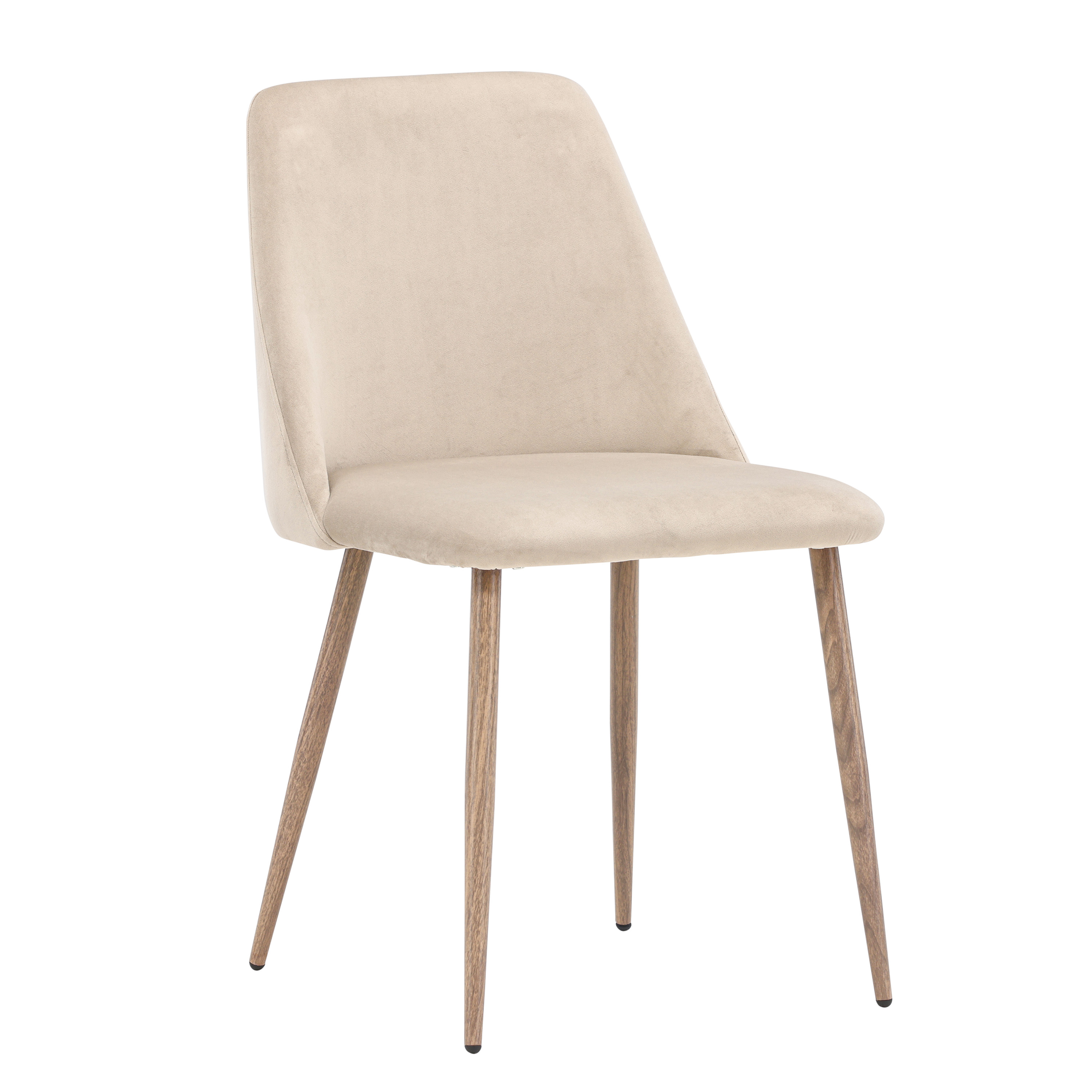Night Matstol Sammet Beige