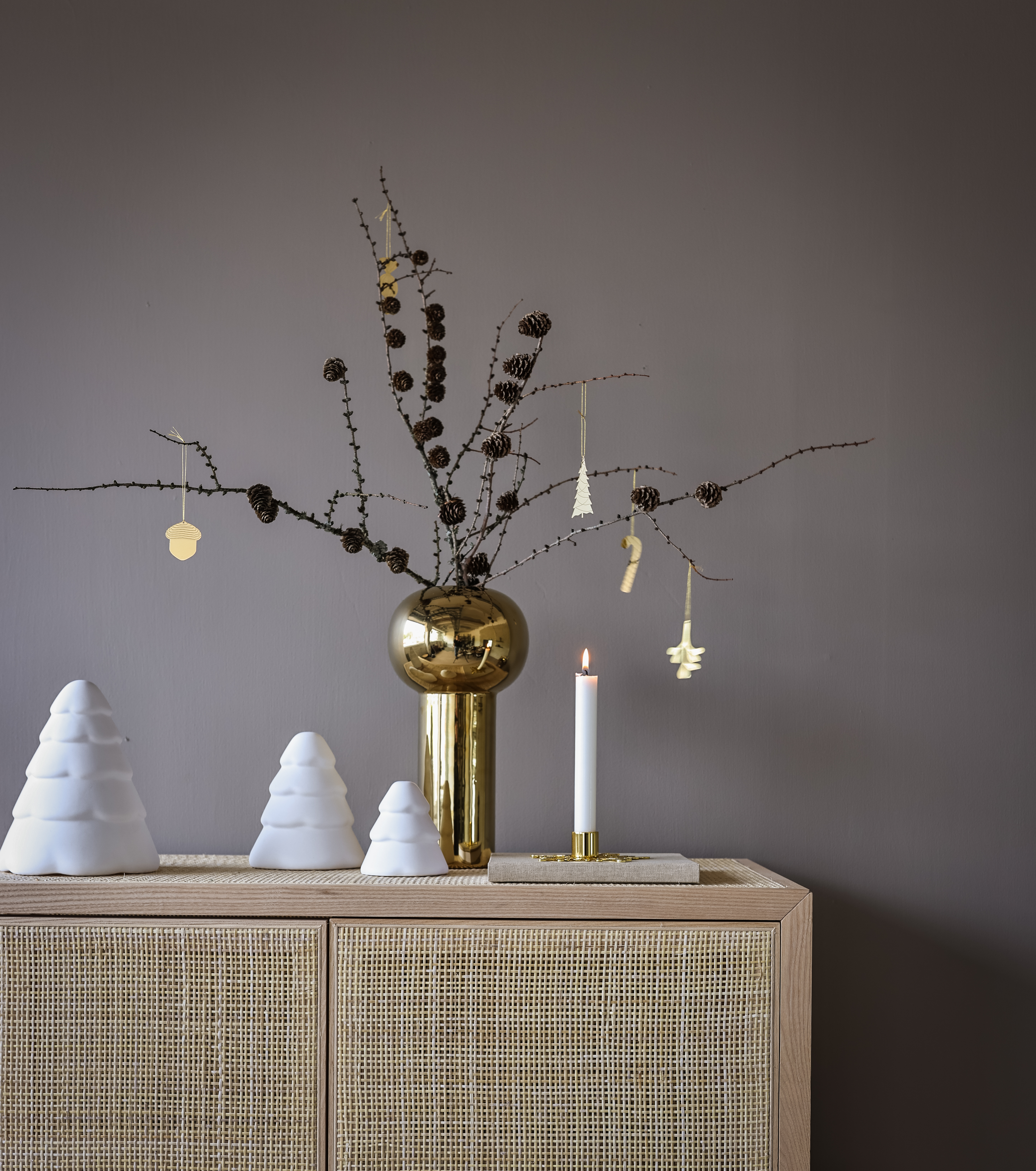 Cooee Design Snowy Koriste 20 cm White