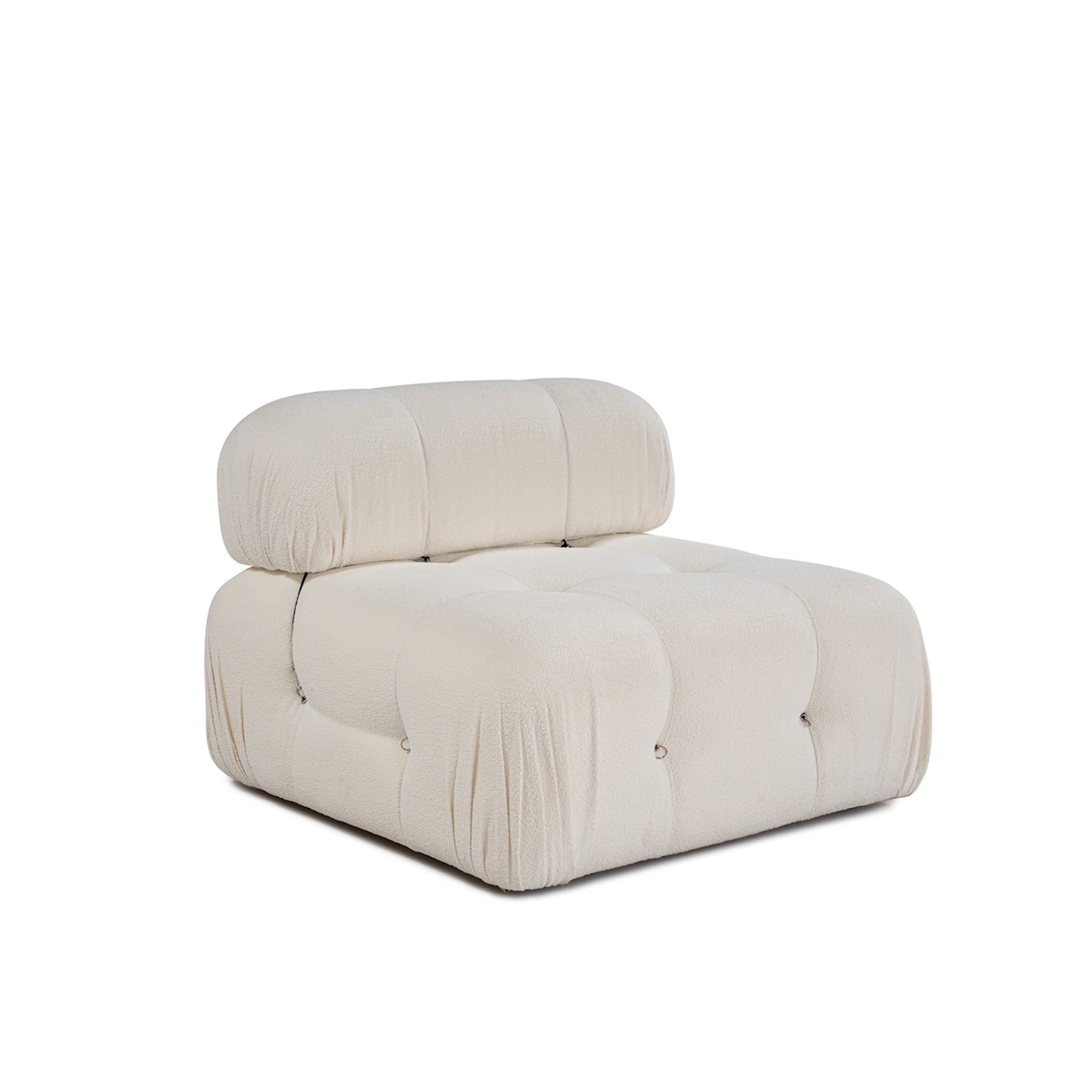 Blanca Keskimmäinen Moduuli White Bouclé