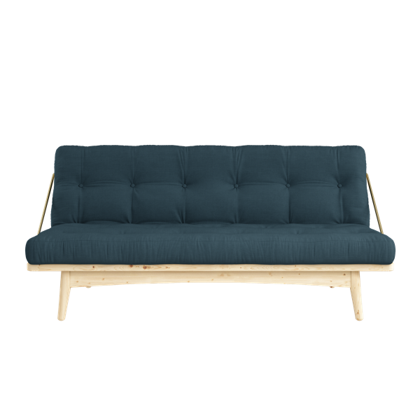 Karup Design Folk Bäddsoffa Natur/Petrol Blue 190cm