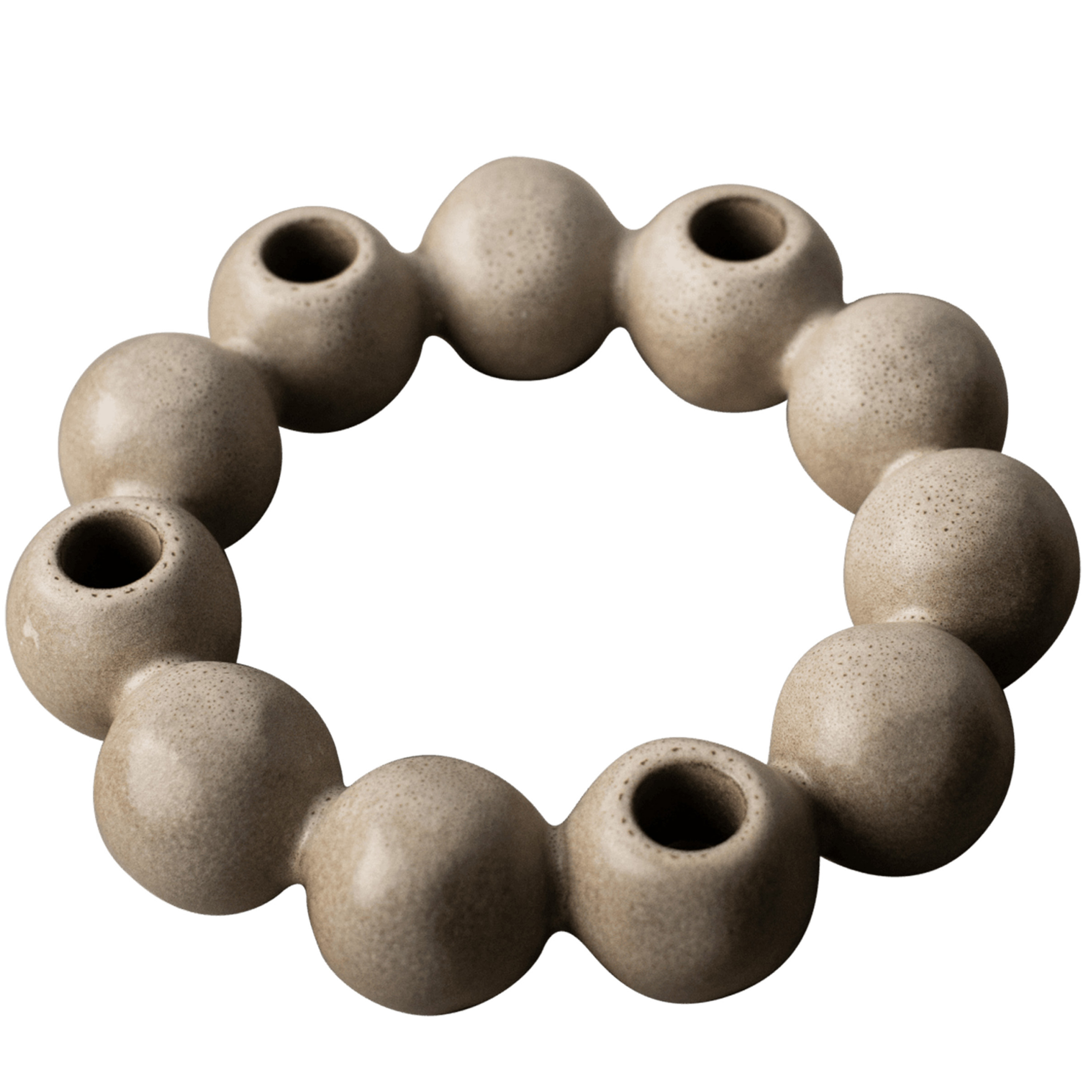 Bright Ljusstake Beige Ø27