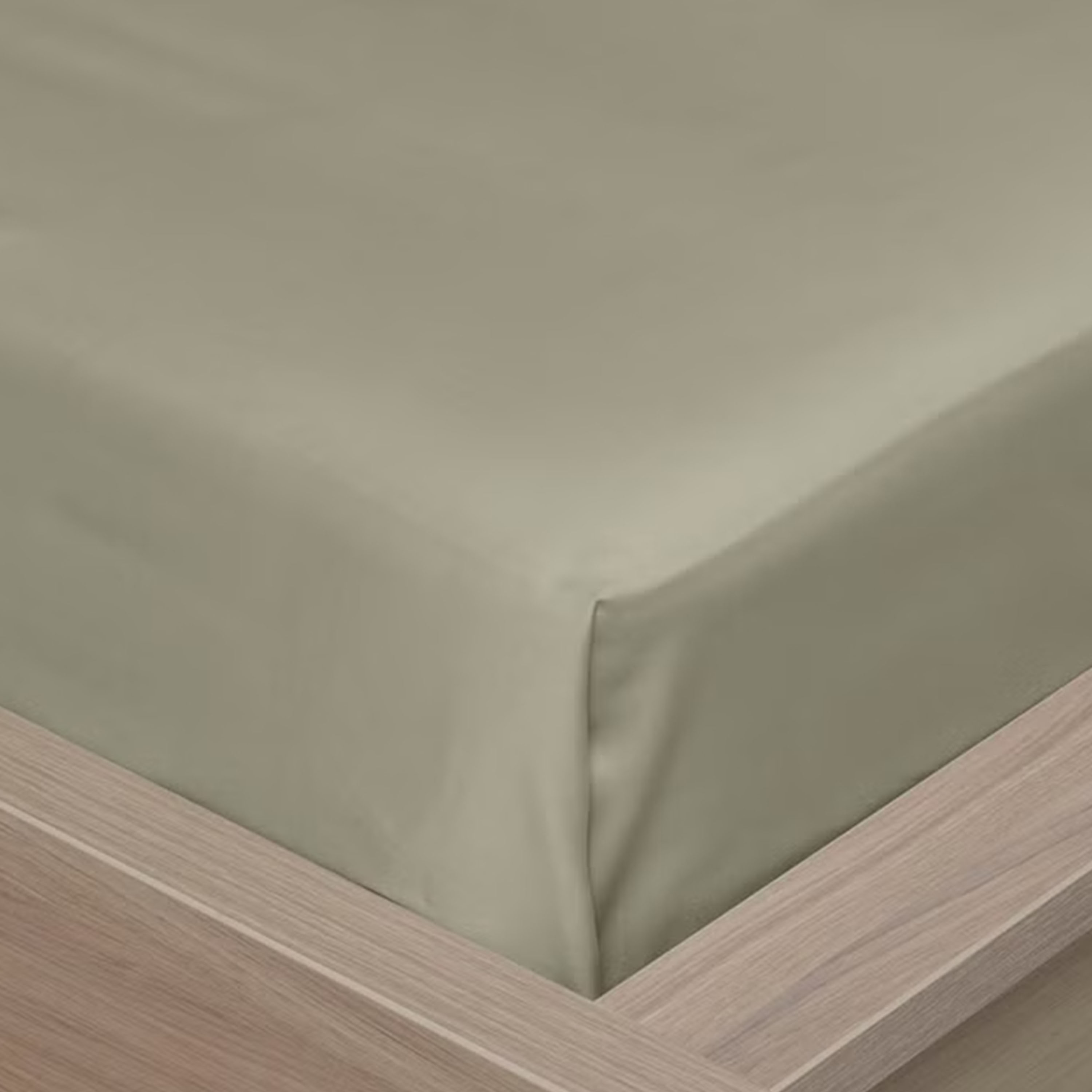 Høie Elegance Underlakan Satin Dämpad Grön 240x270