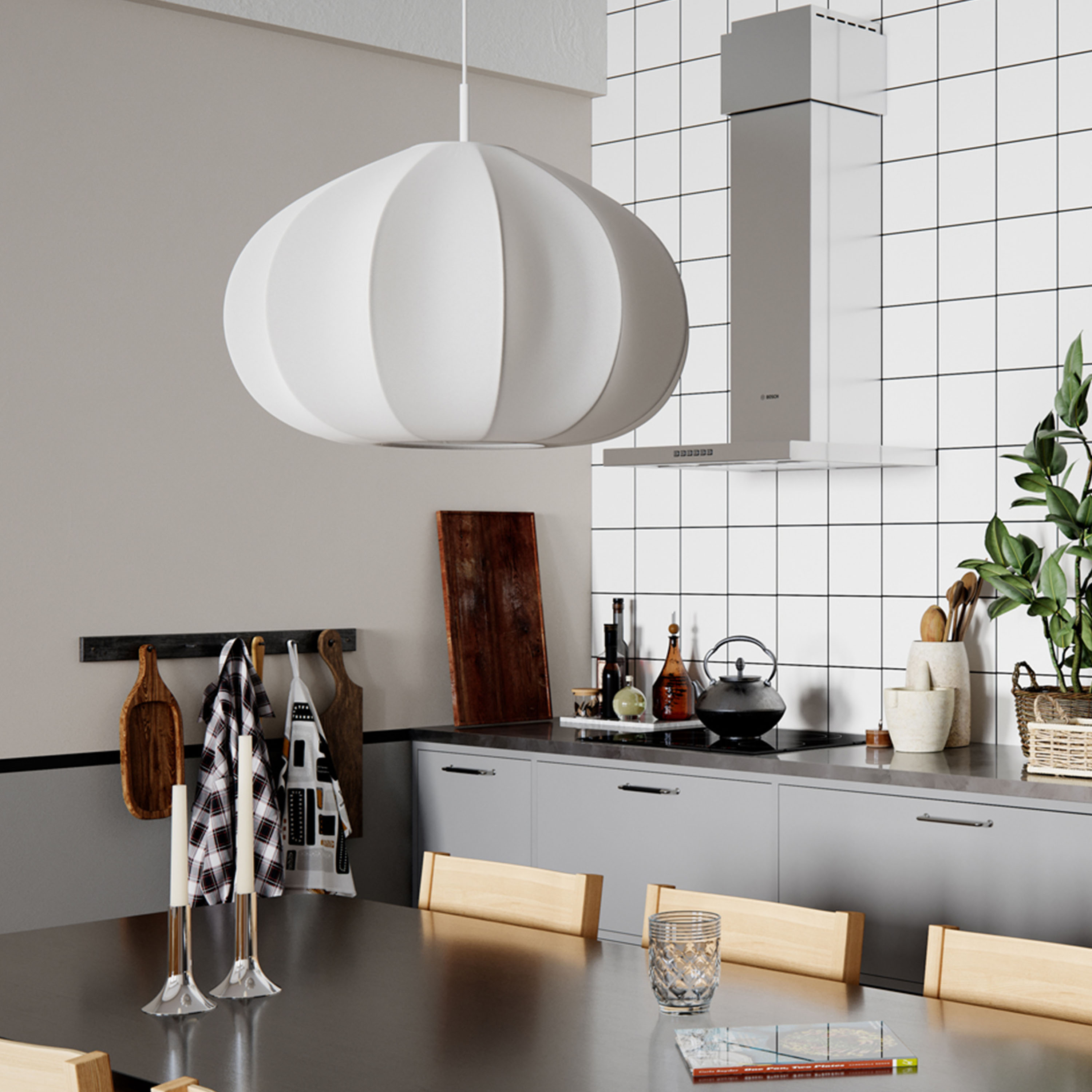 By Rydéns Ebba Taklampa Vit Ø60