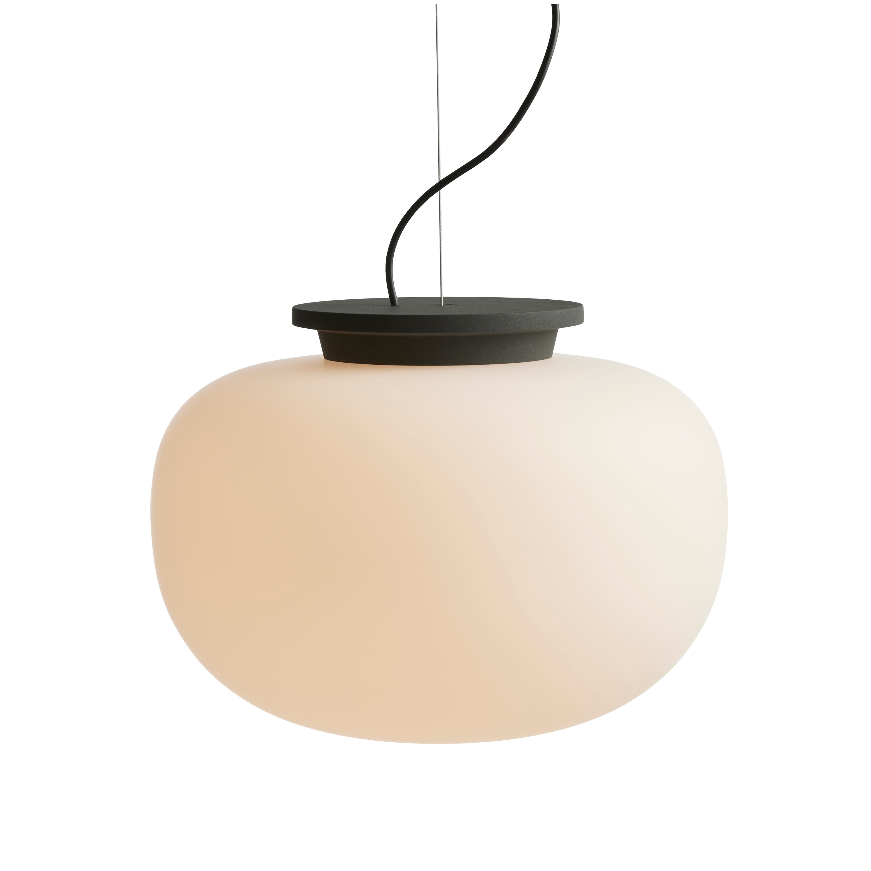 Frandsen Supernate Riippuvalaisin Opal White/Black Ø38