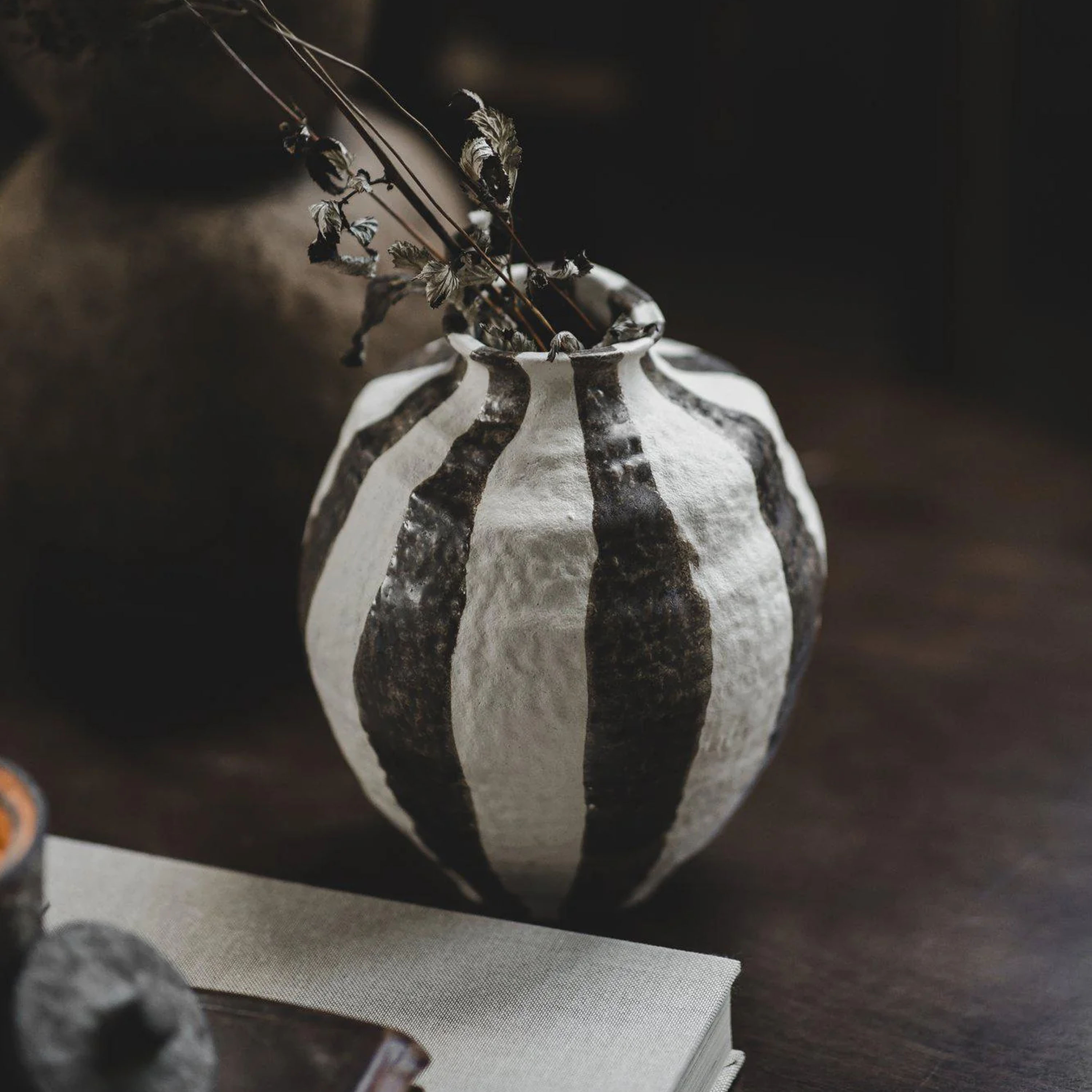 Jakobsdals Raia Maljakko Beige/Mole 20 cm