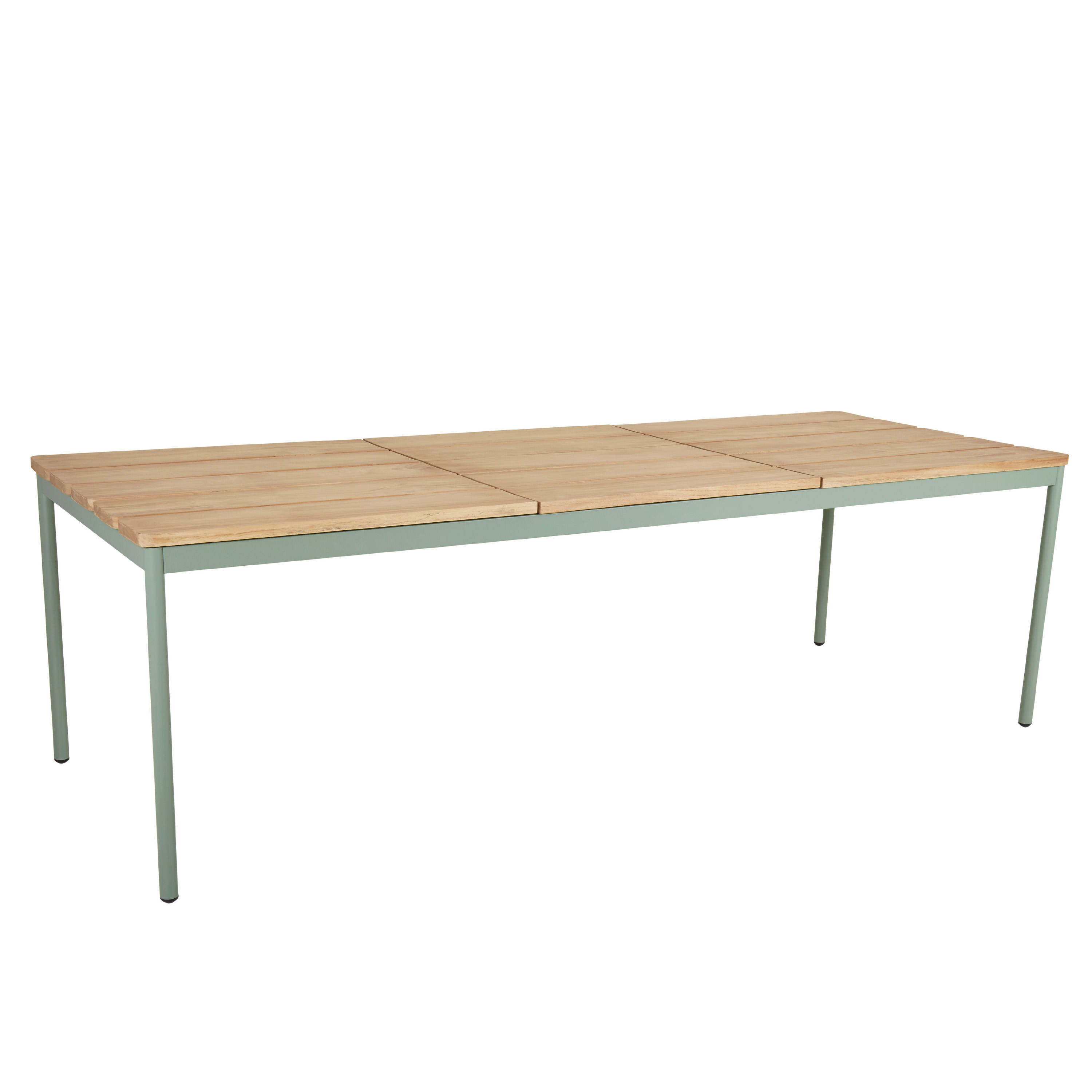 Nox Matbord Dusty Green/teak 238cm
