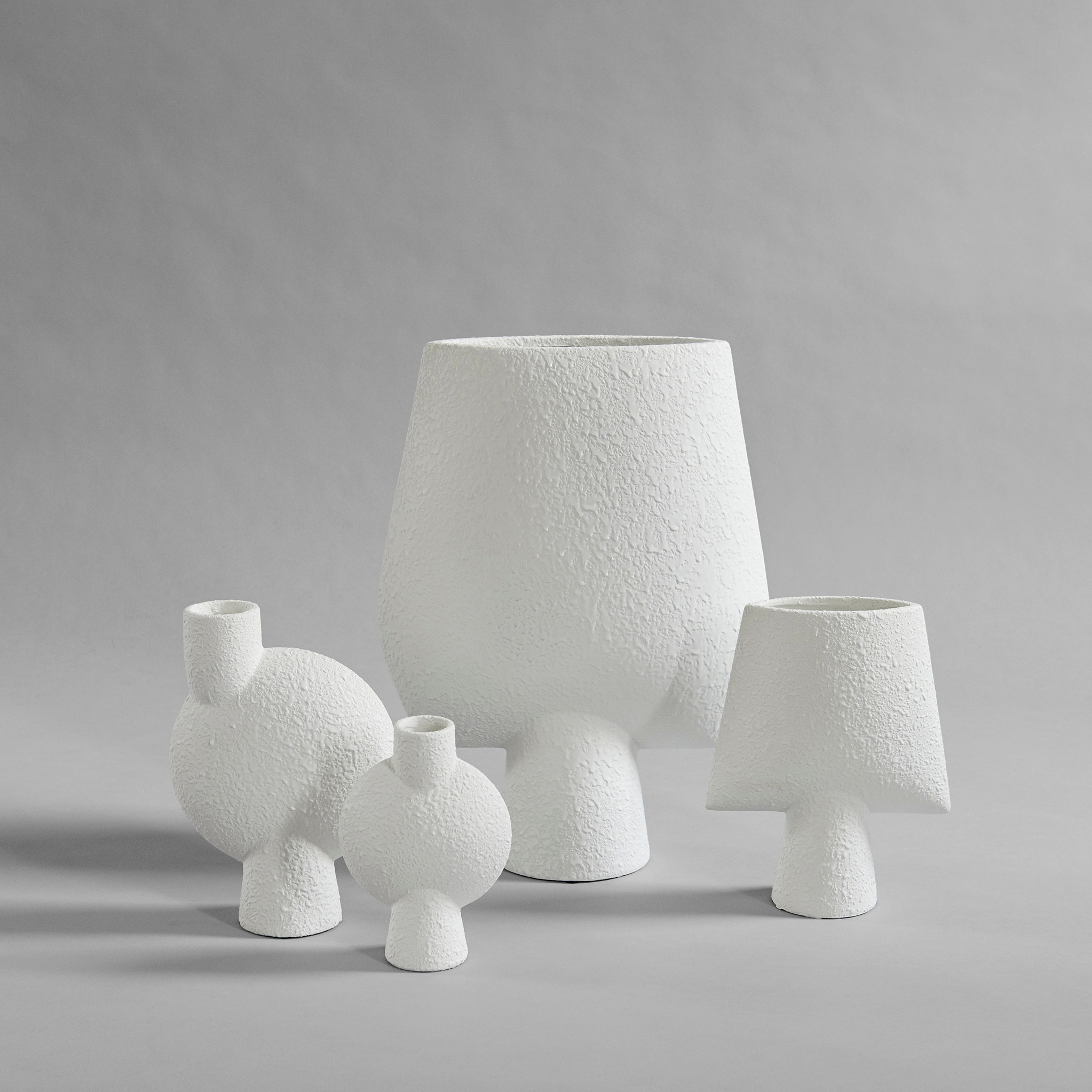 101 Copenhagen Sphere Maljakko Square Bubble White Big