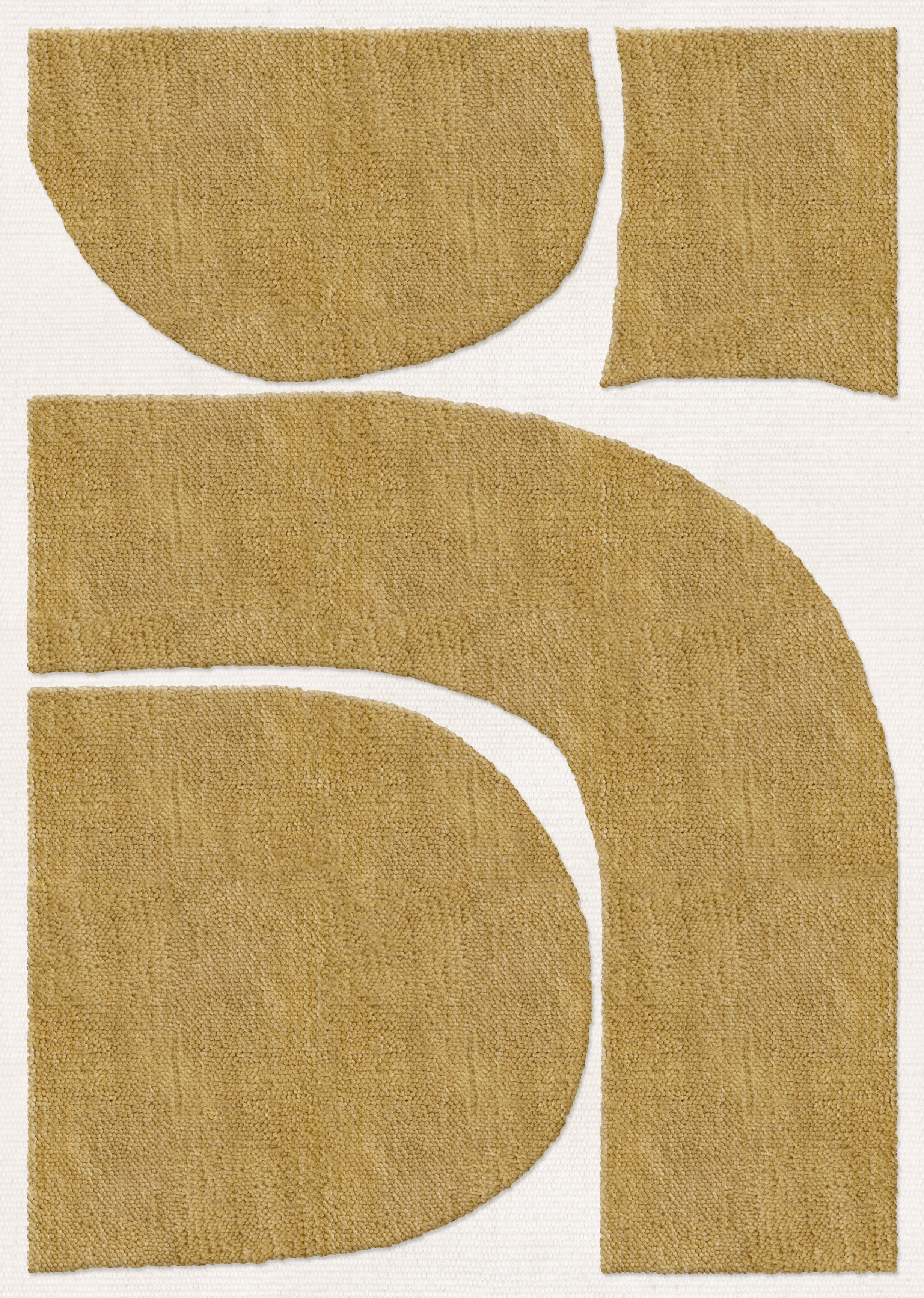 Layered - Gotland Rauk Ullmatta Sunflower Yellow 300x400 - Gul