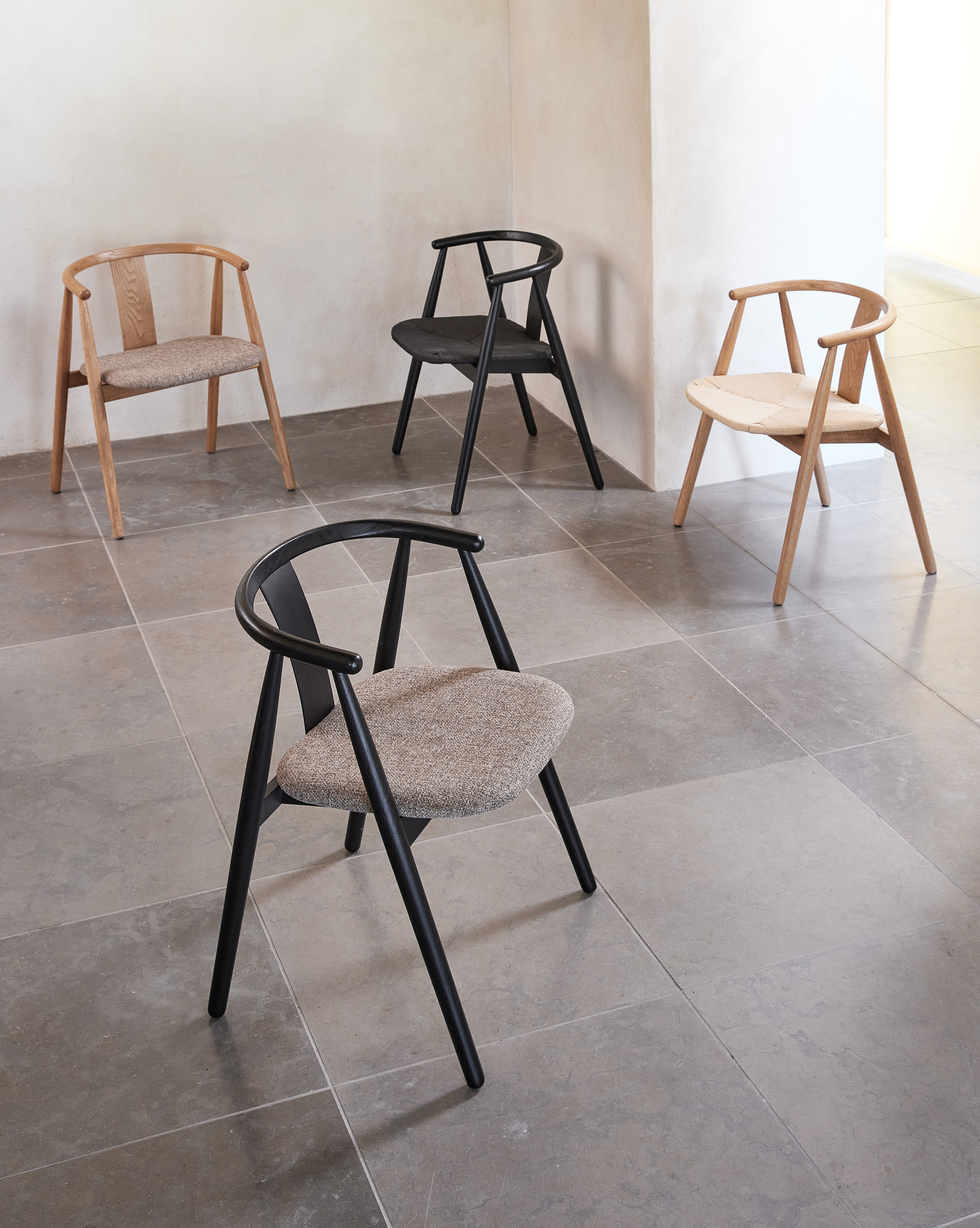 Nordic Home Henry Karmstol Naturlig