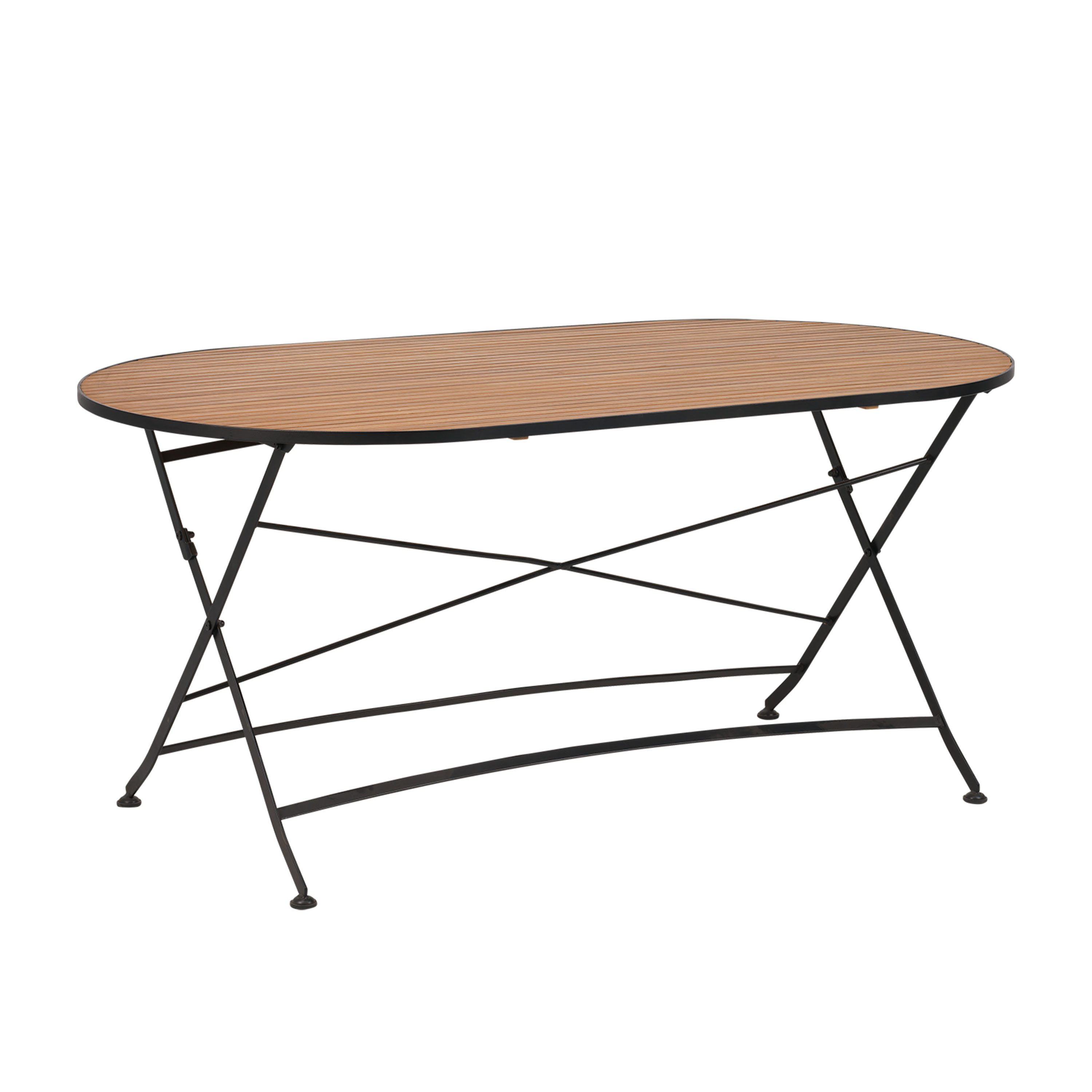 Brafab Brewer Matbord Black/Teak 160cm