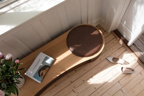 Umage Faux Leather Istuintyyny Brown