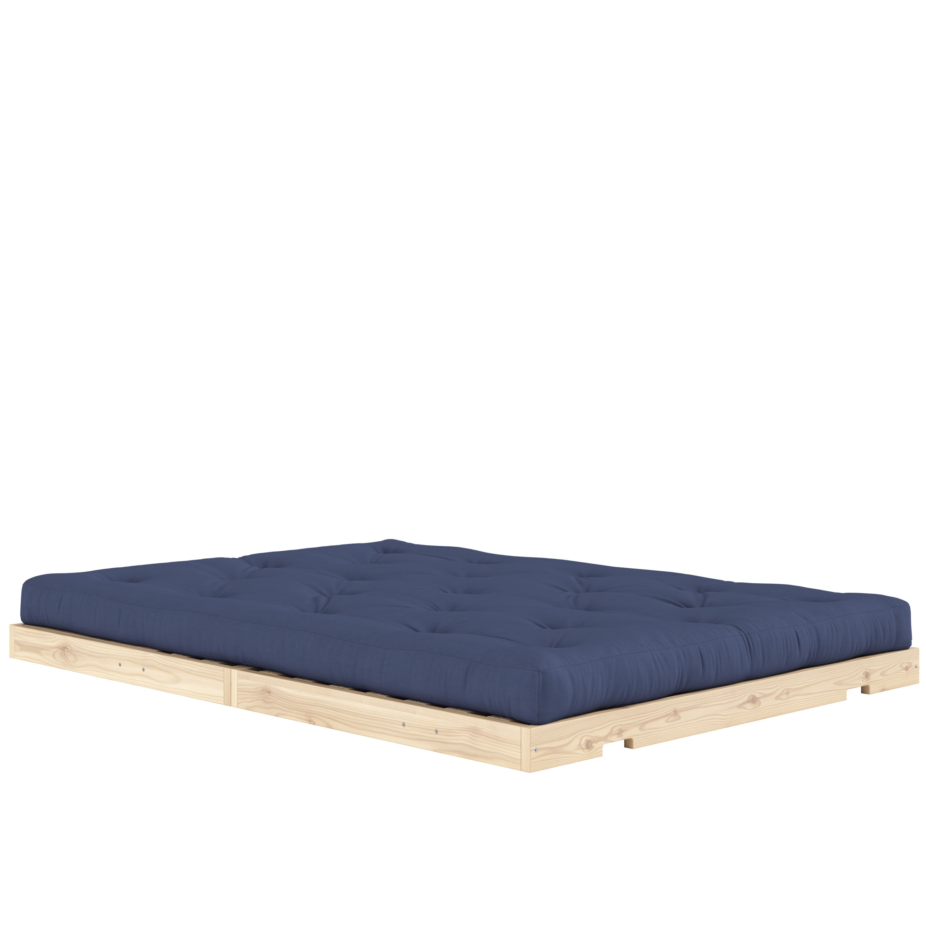 Karup Design Flip Vuodesohva Raw patjalla Petrol Blue 140x200