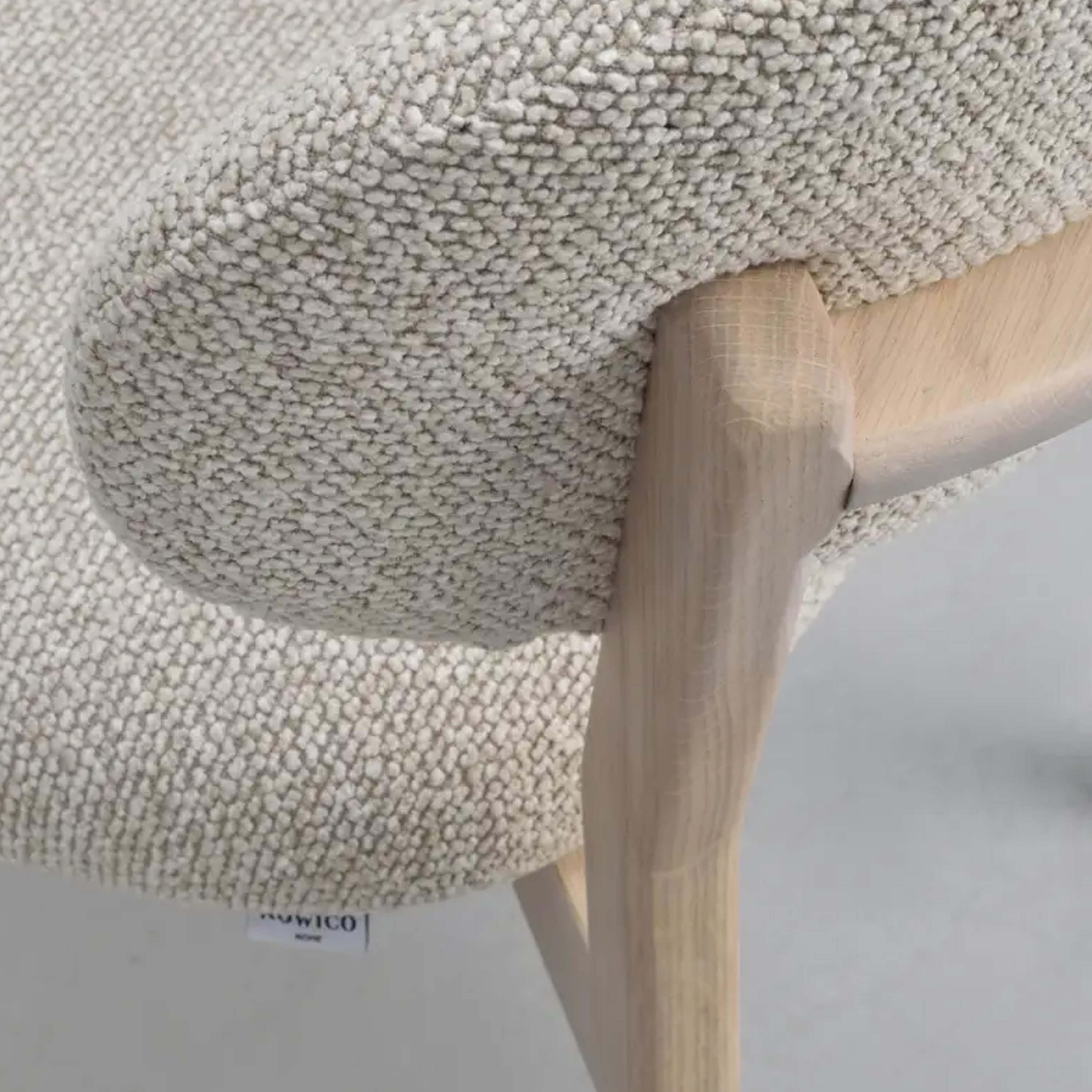 Rowico Home Patterson Esszimmerstuhl Beige/Weiß pigmentierte Eiche