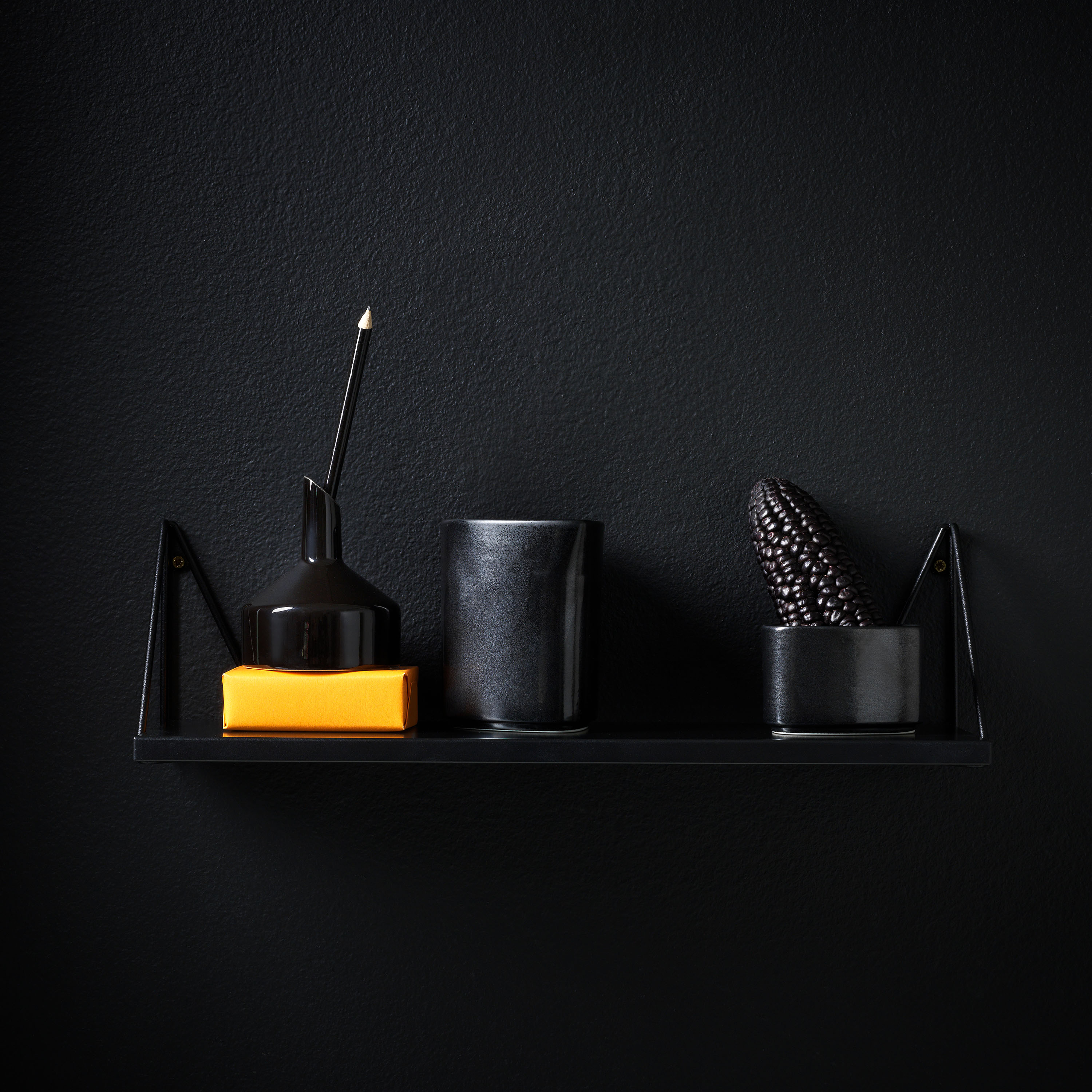 Maze Pythagoras Wandregal Schwarz/Schwarz XSmall