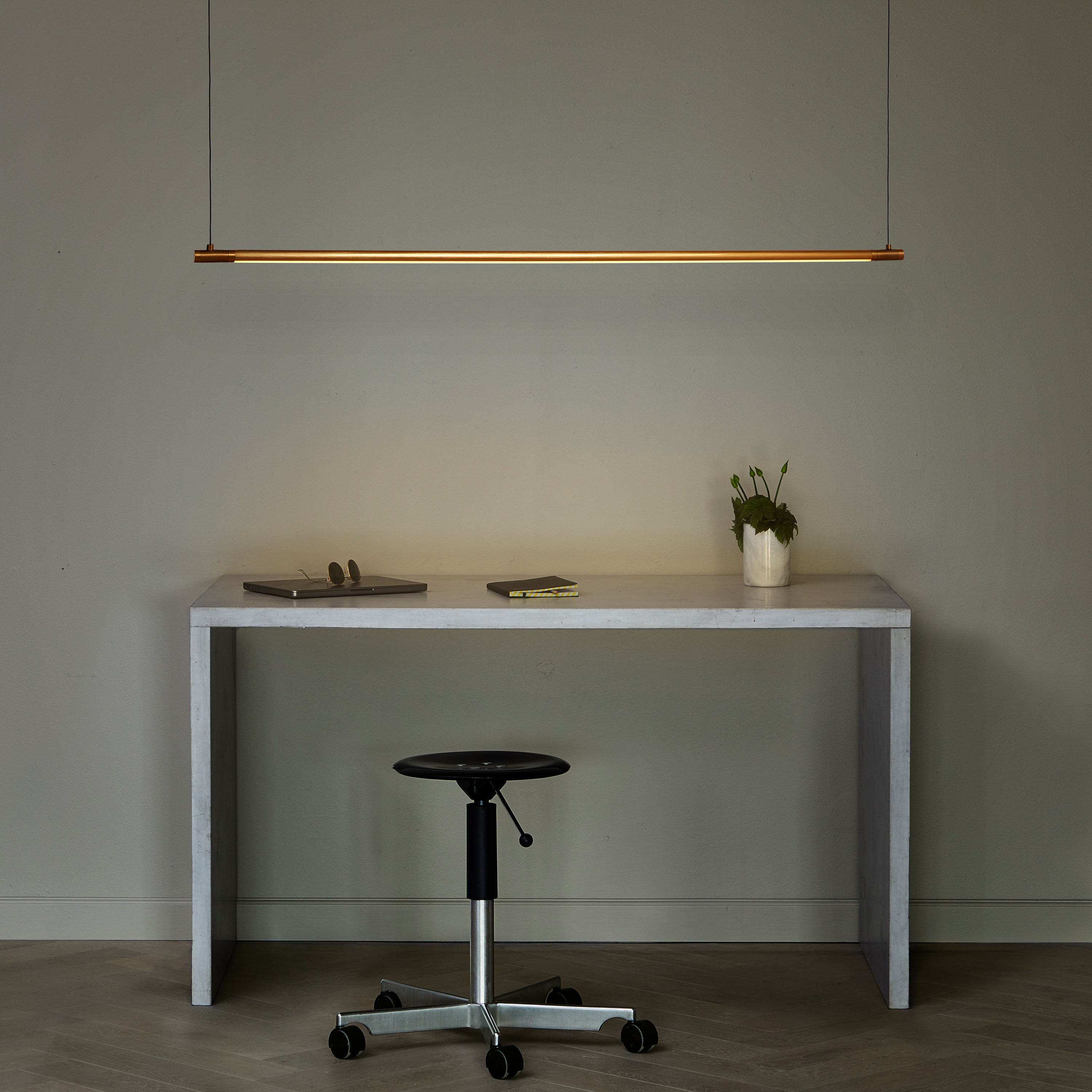 LOOM Design Straw Taklampa Gold 150cm