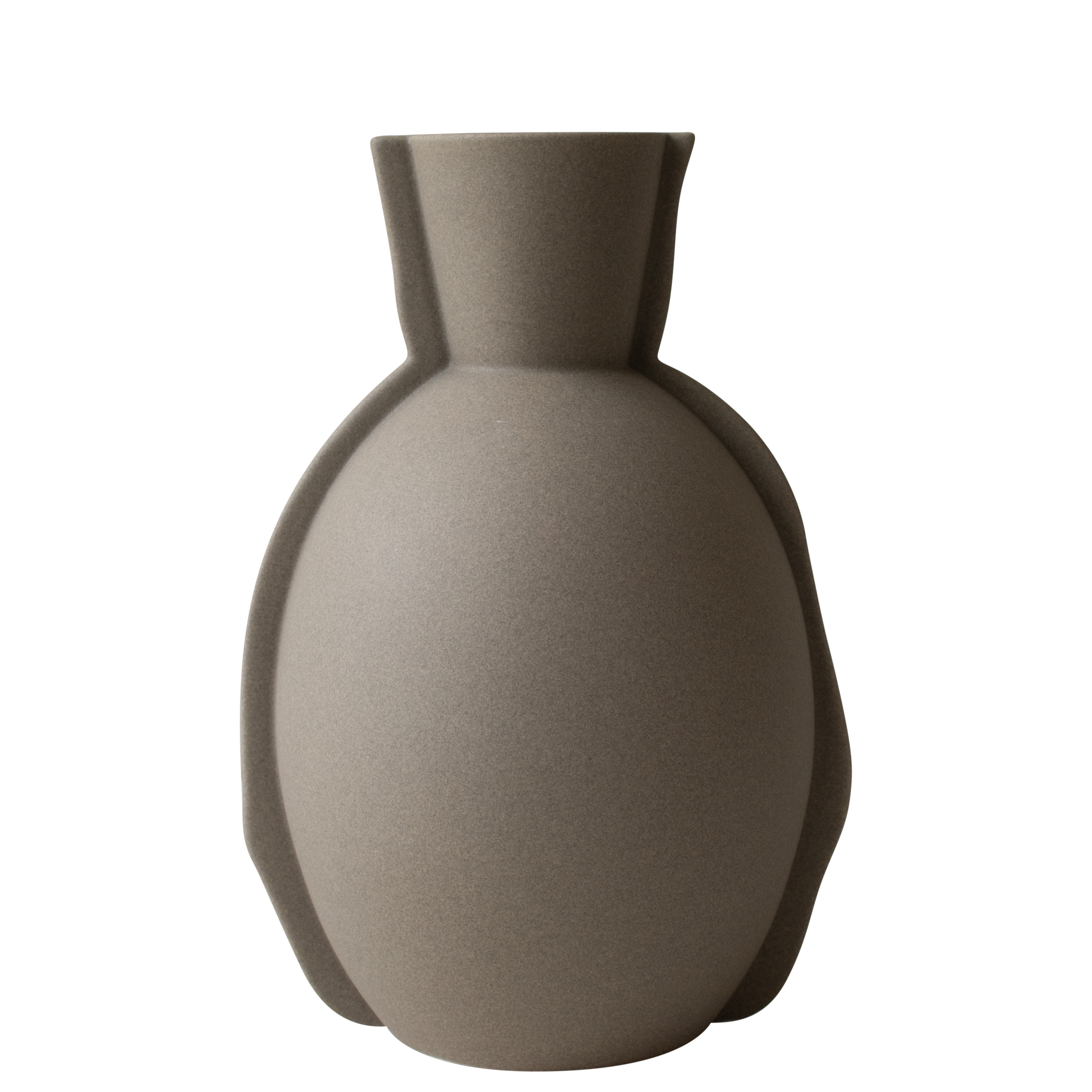 DBKD - Edge Vase Taupe - Braun