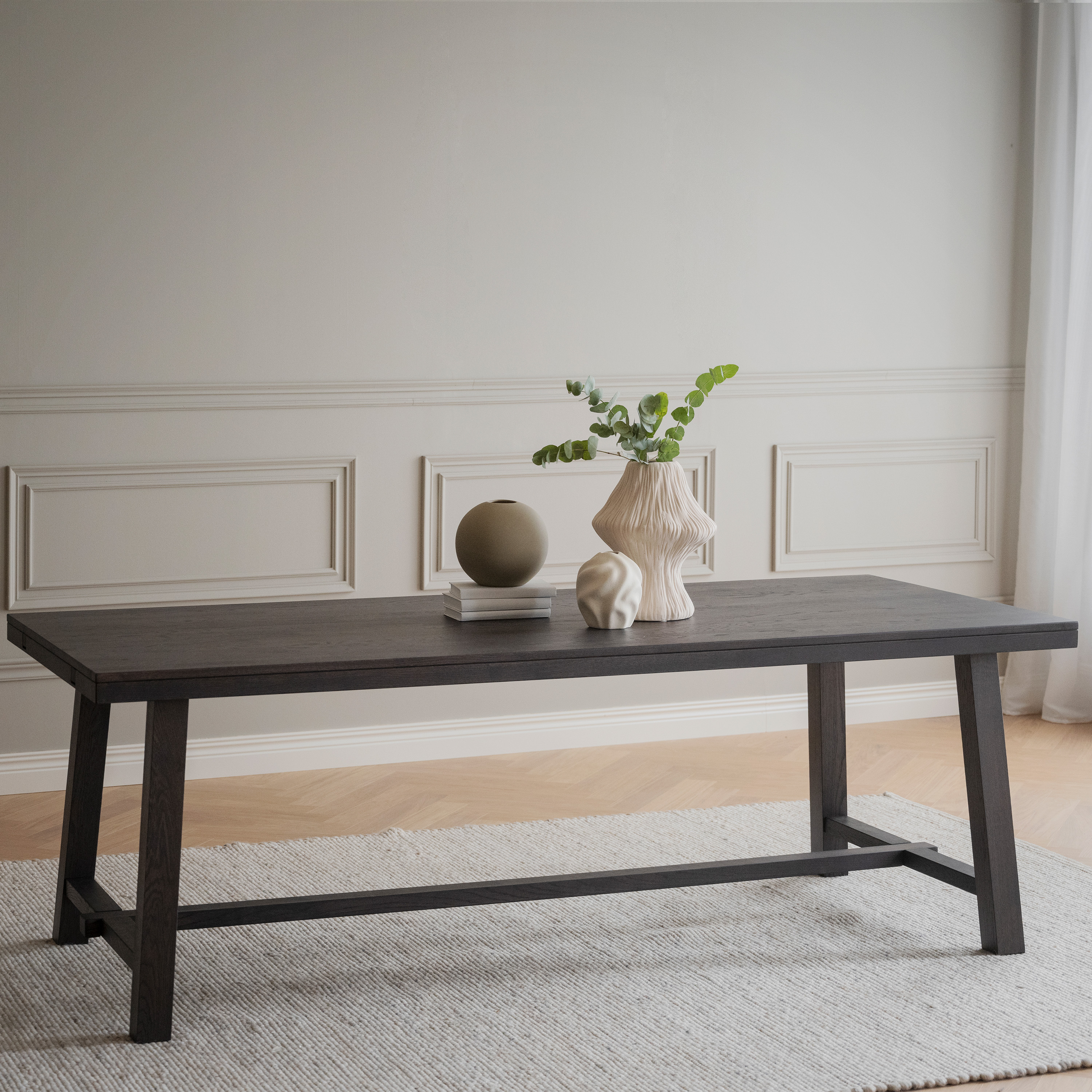 Rowico Home Brooklyn Matbord Mörkbrun Ek 220cm