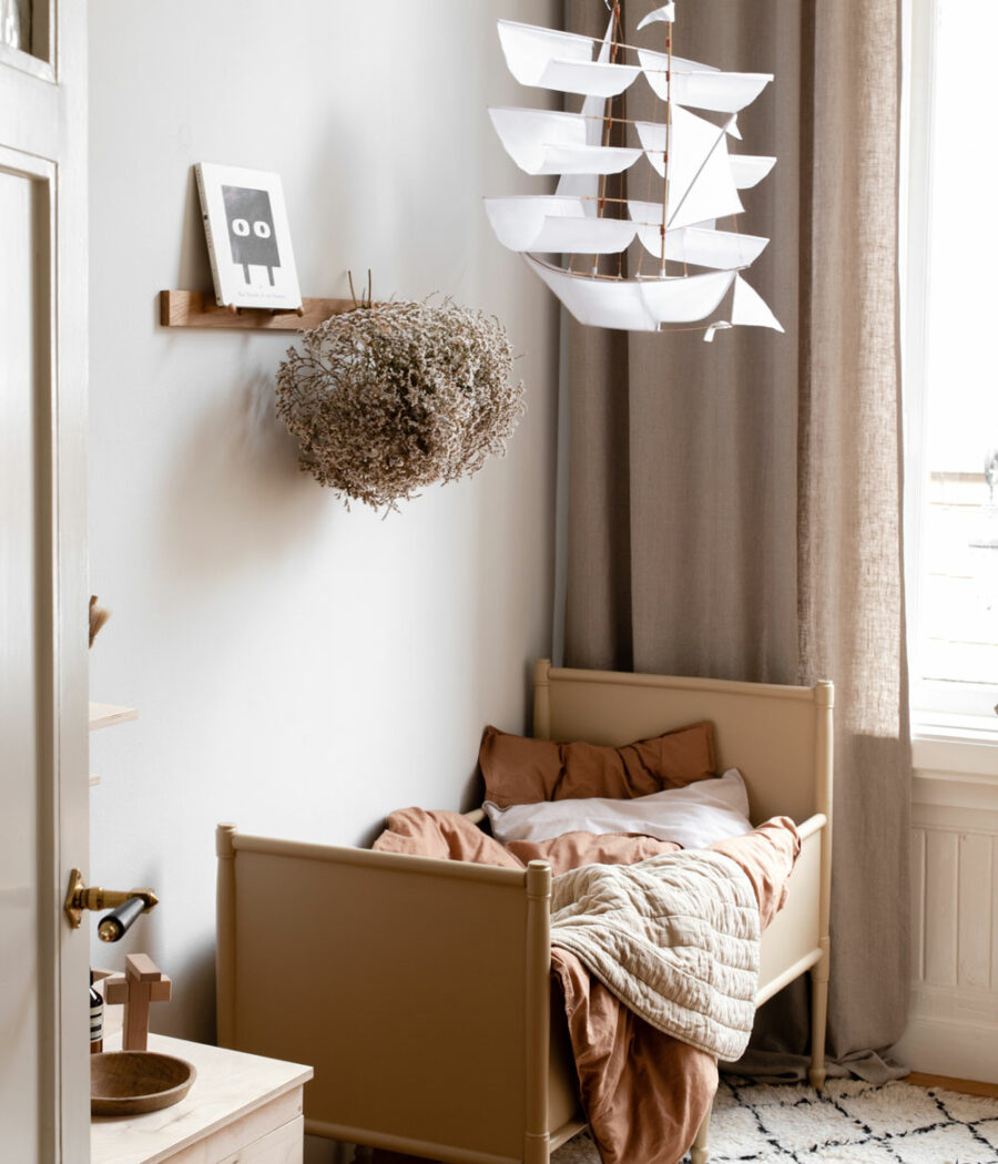 Midnatt Baby  Påslakanset Spjälsäng Dromedary