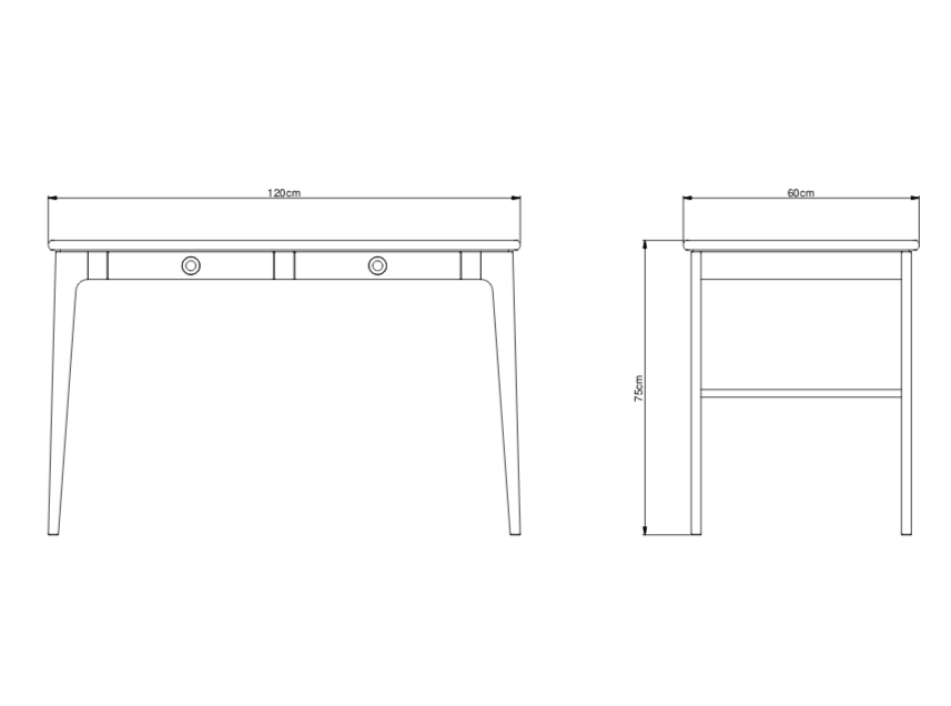 Mavis Höllviken Skrivbord 120cm
