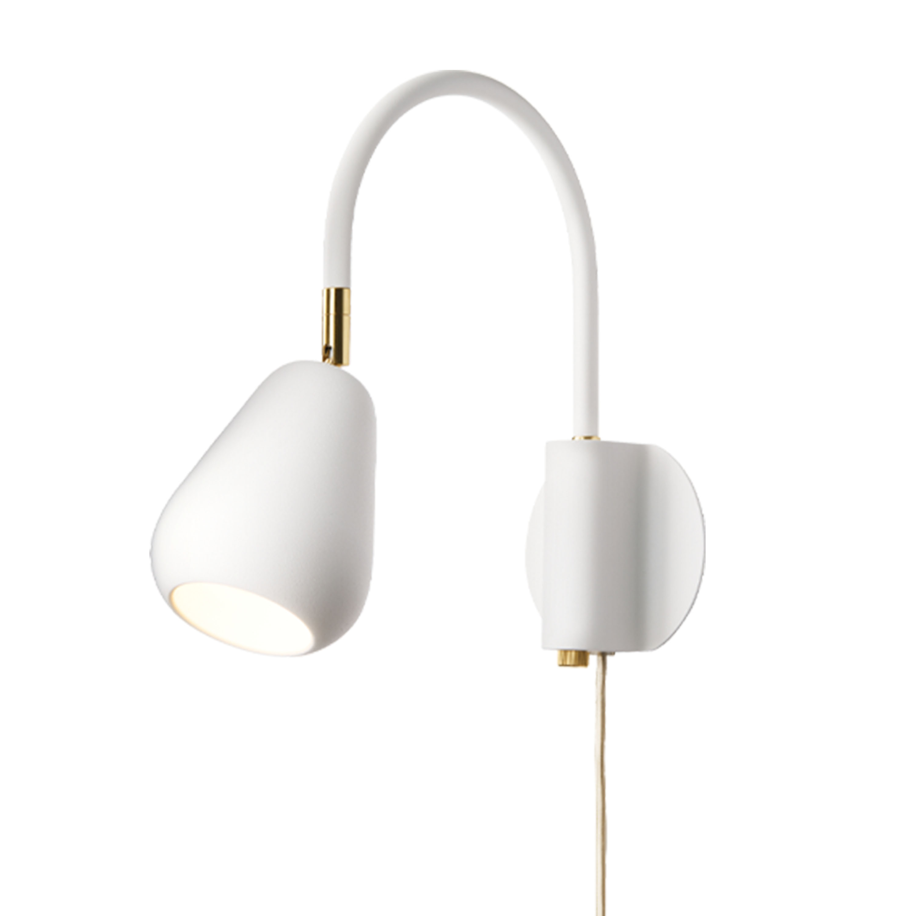 Nuura Anoli Spot Vägglampa Nordic Gold/White