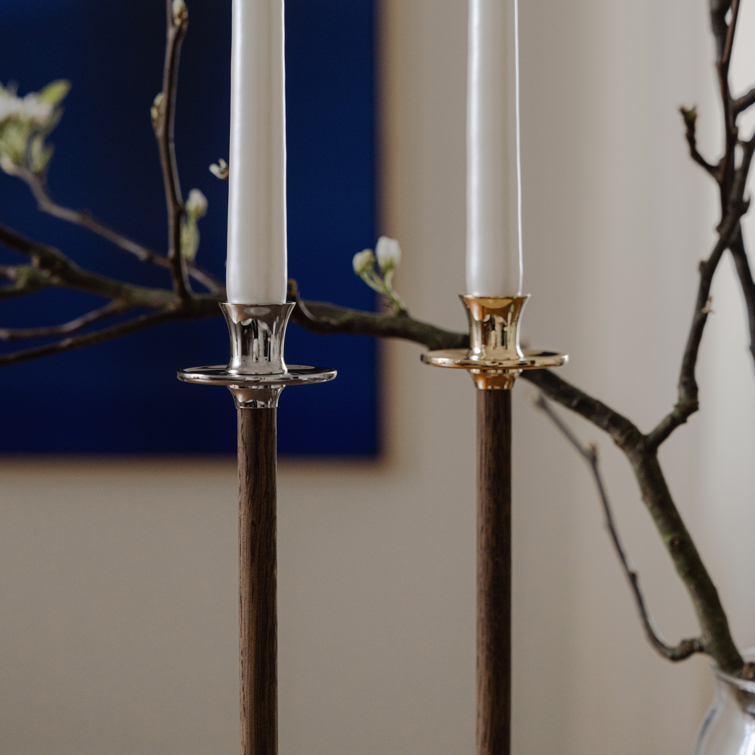 Hilke Collection Alto Basso Ljusstake Guld 39cm