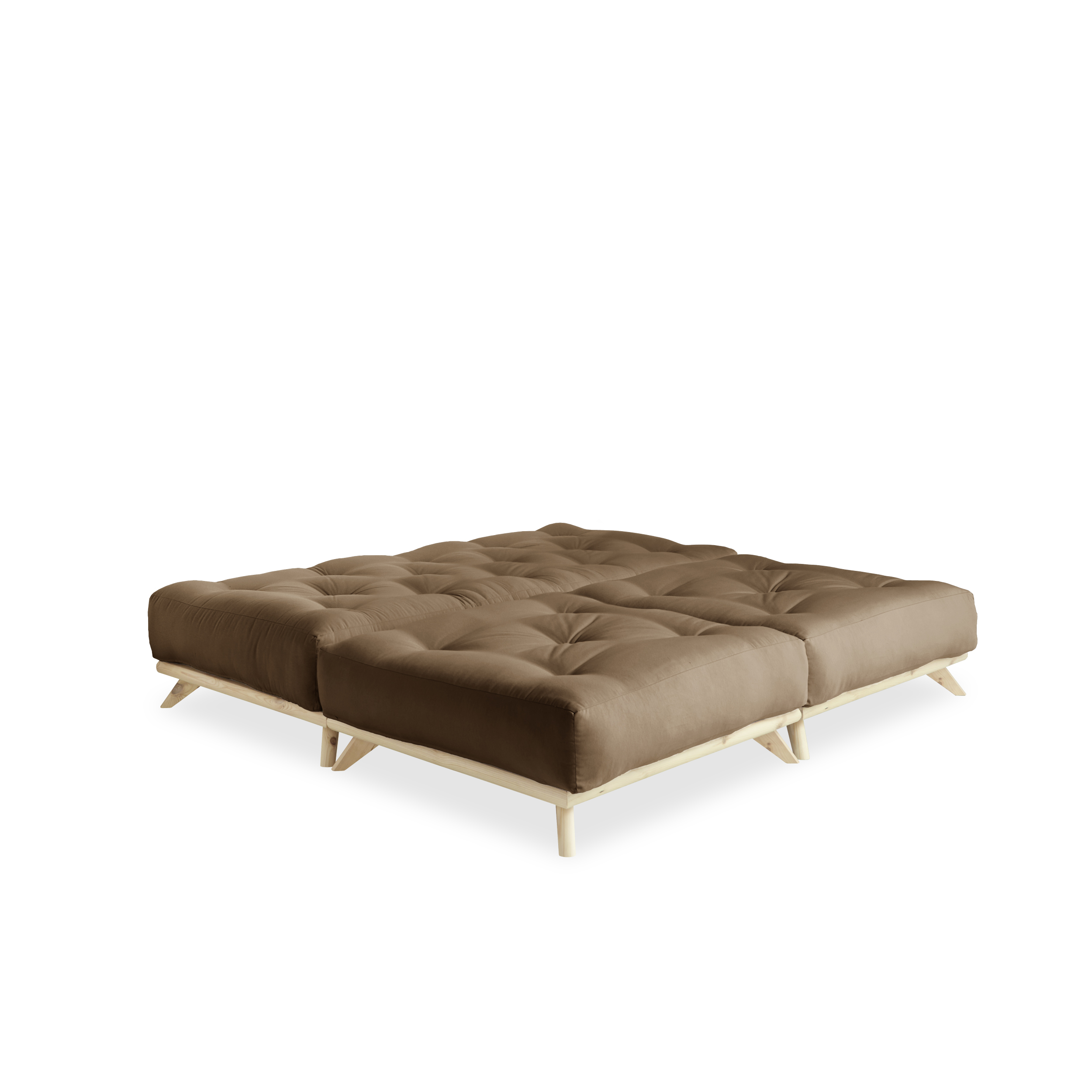 Karup Design Senza Schlafsofa Natur/Mocca 200cm