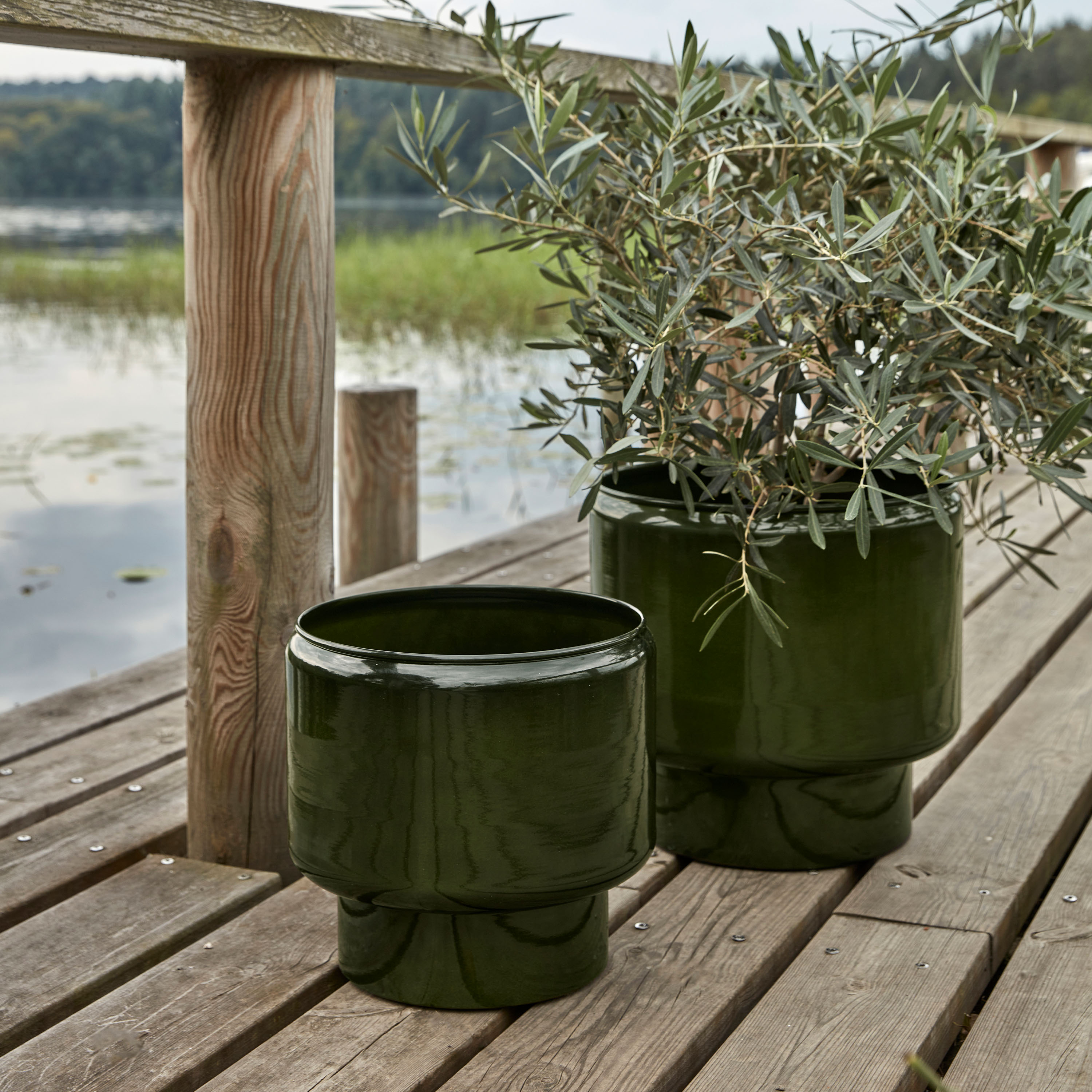 House Doctor Pile Kruka Grön 2-pack