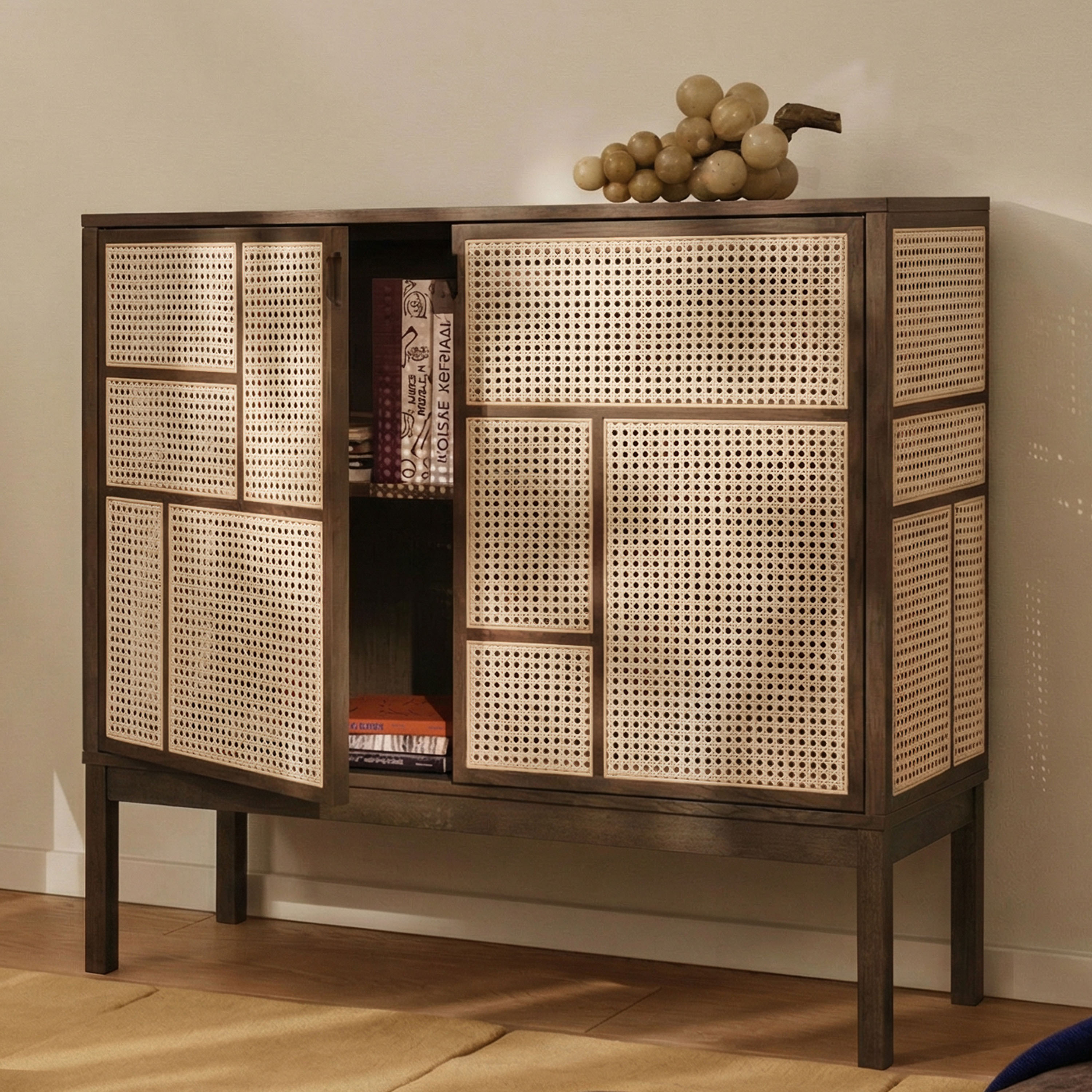 Design House Stockholm Air Sideboard Dark Oak 110x120