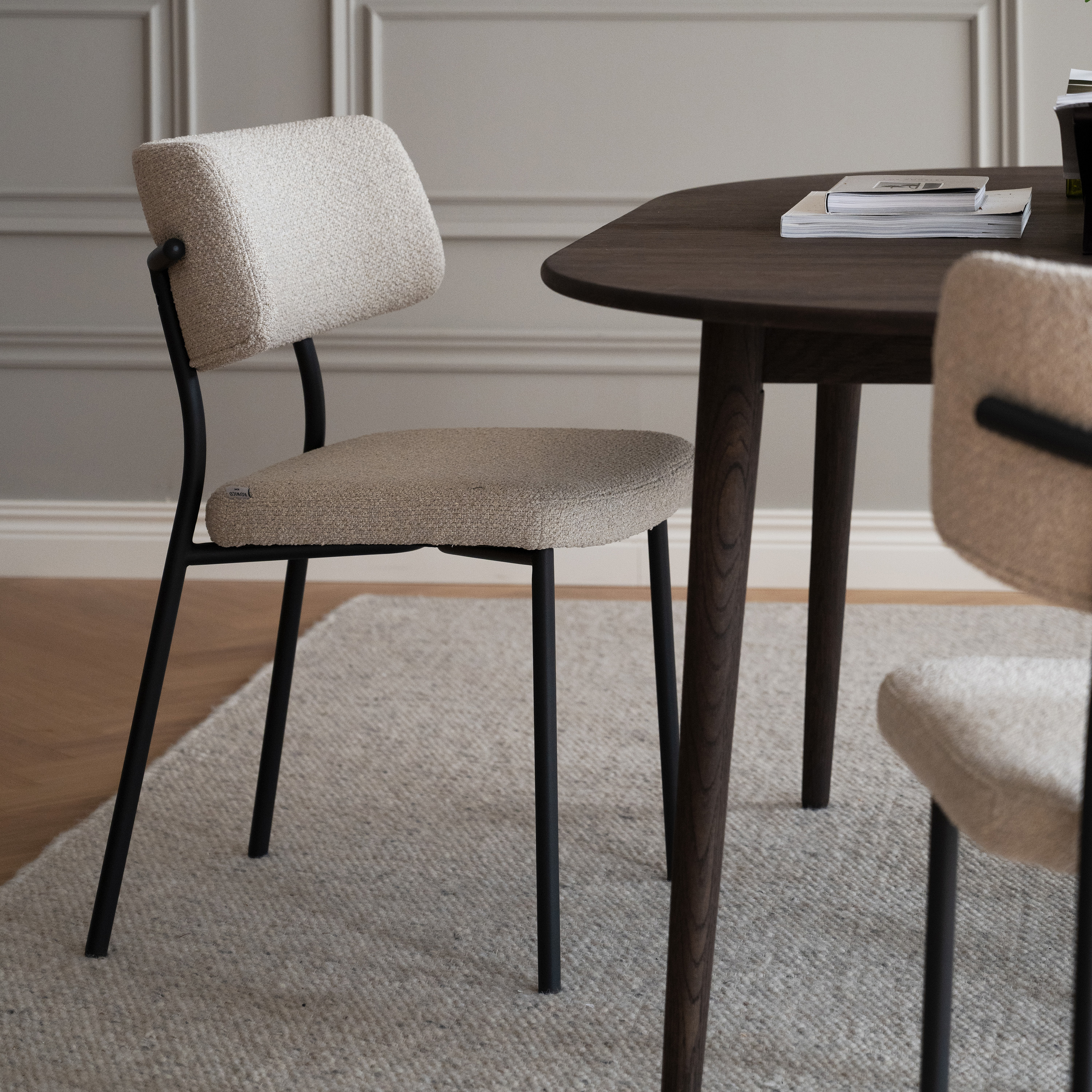 Rowico Home Herbster Matstol Beige/Svart