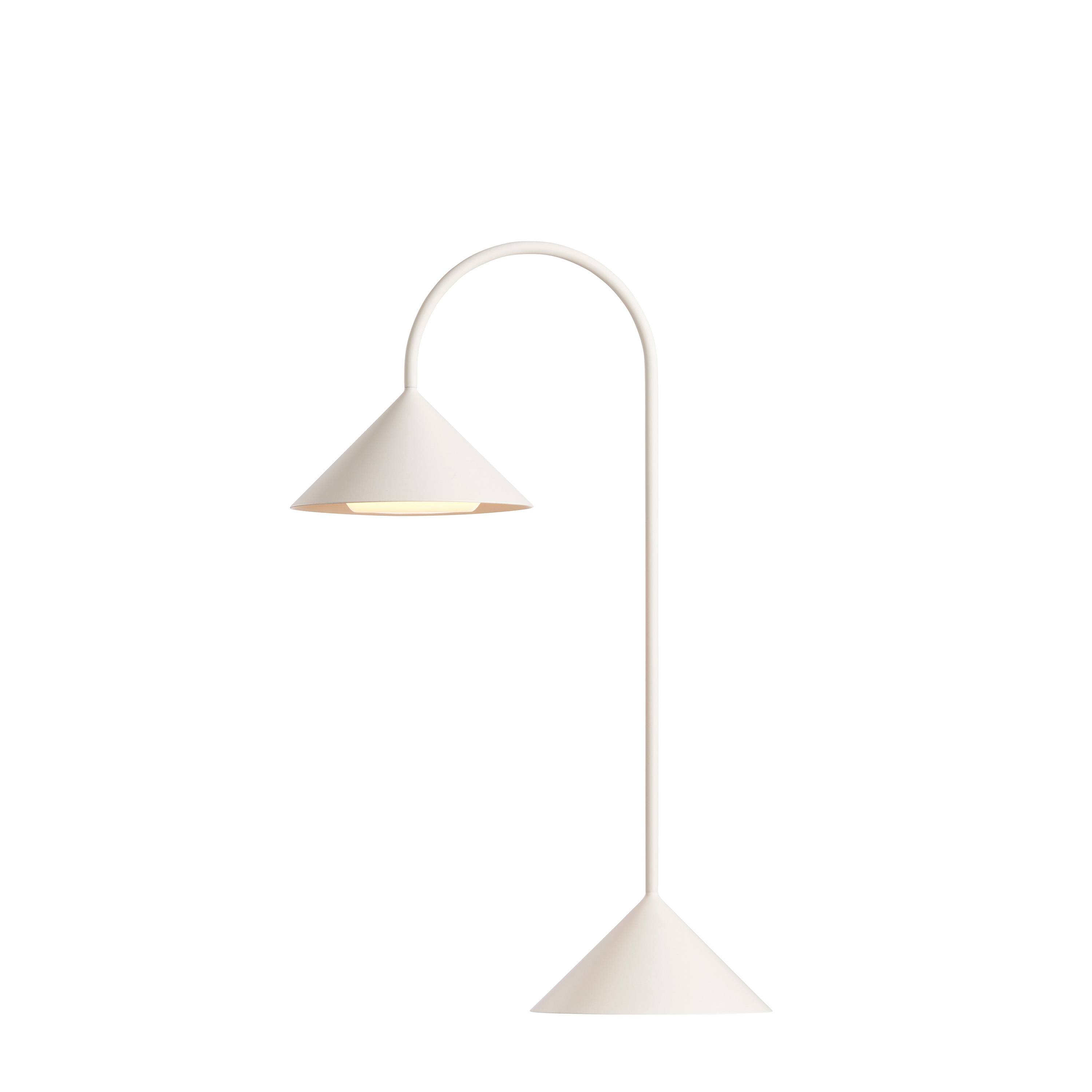 Frandsen - Grasp Tragbare Tischlampe Matt White 47cm - Weiß - Tragbare lampen
