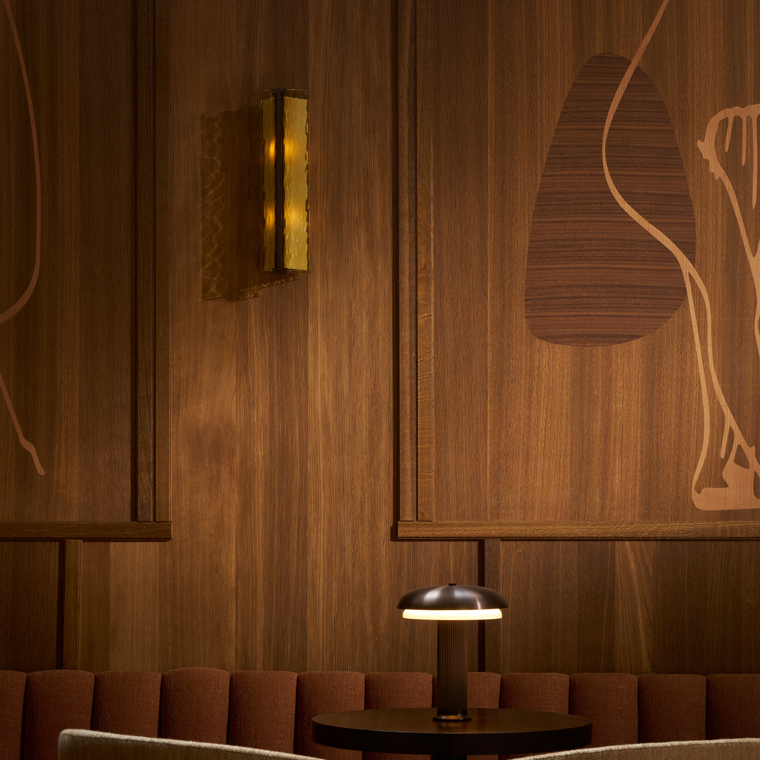 LYFA Noote Portabel Bordslampa Bronze 20cm