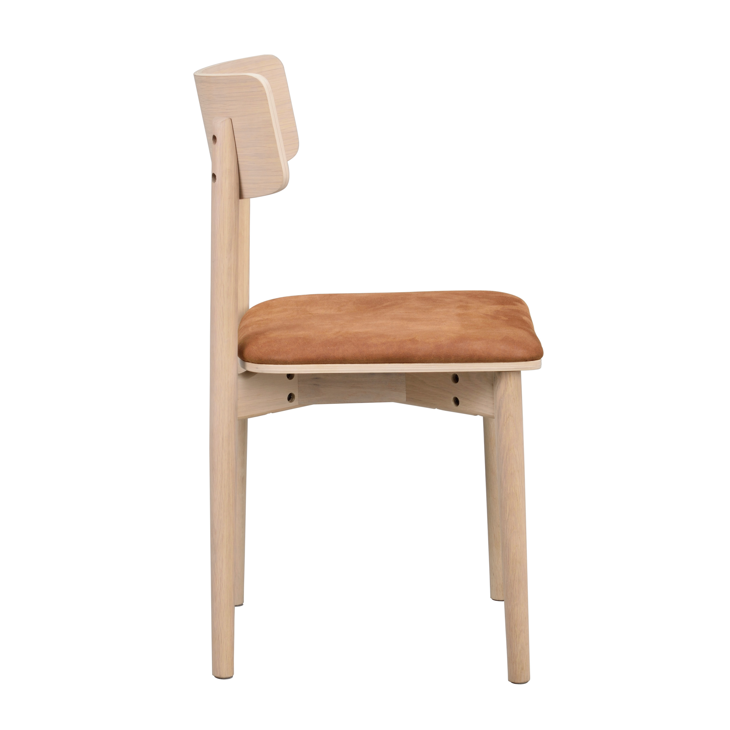 Rowico Home Wolcott Matstol Vitpigmenterad/Läder