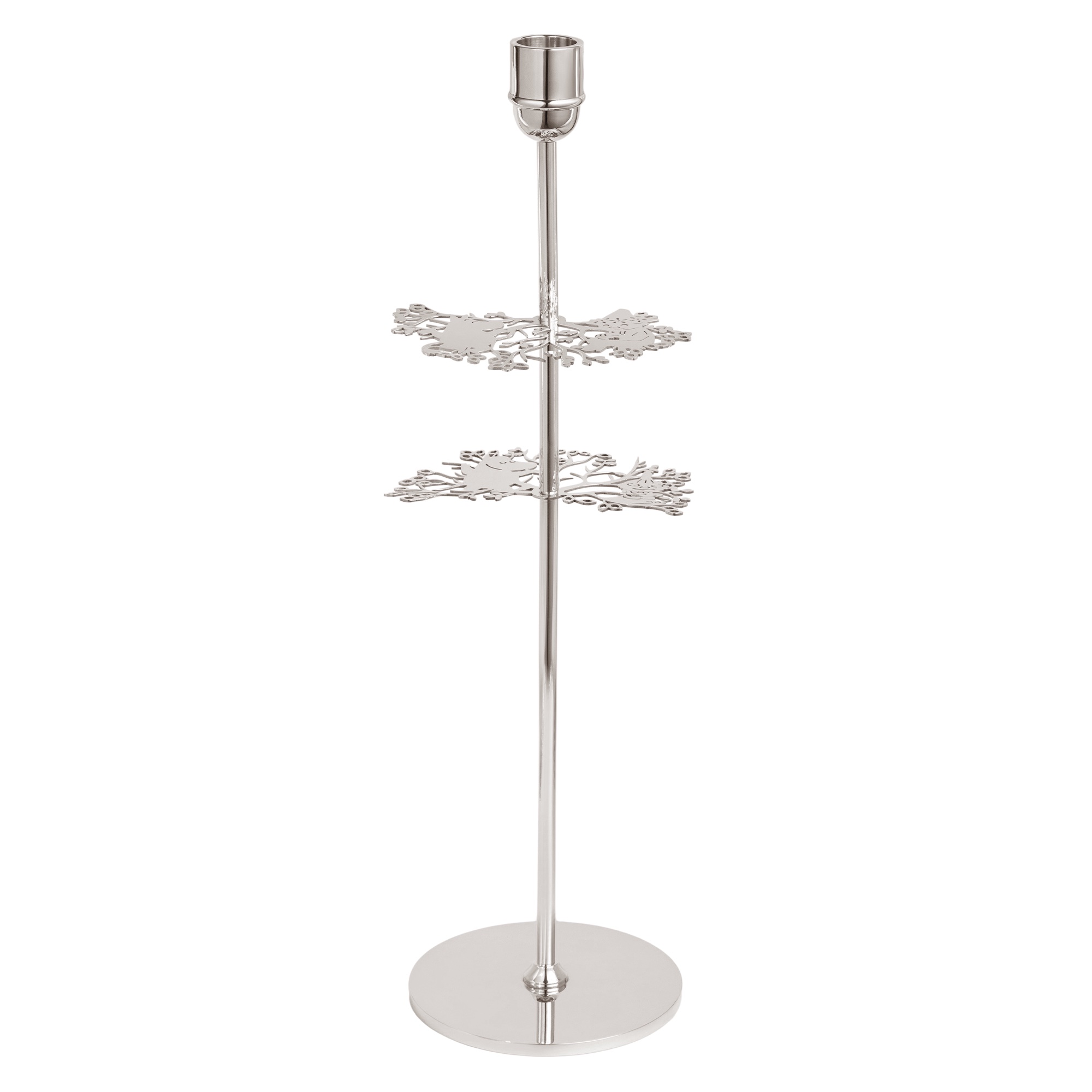Hilke X Mumin No.2 Ljusstake Silver 40cm