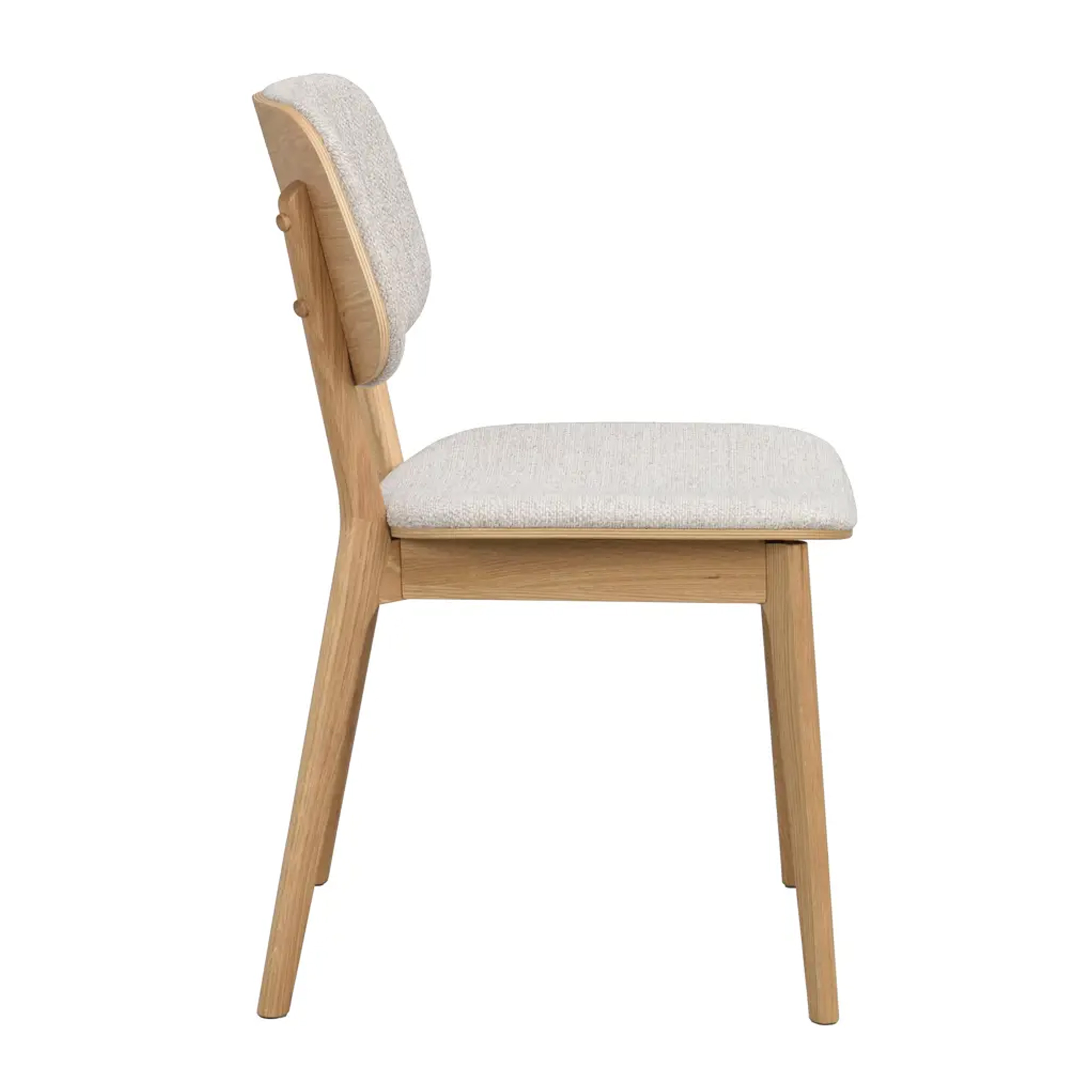 Rowico Home Barrett Esszimmerstuhl Eiche/Hellbeige