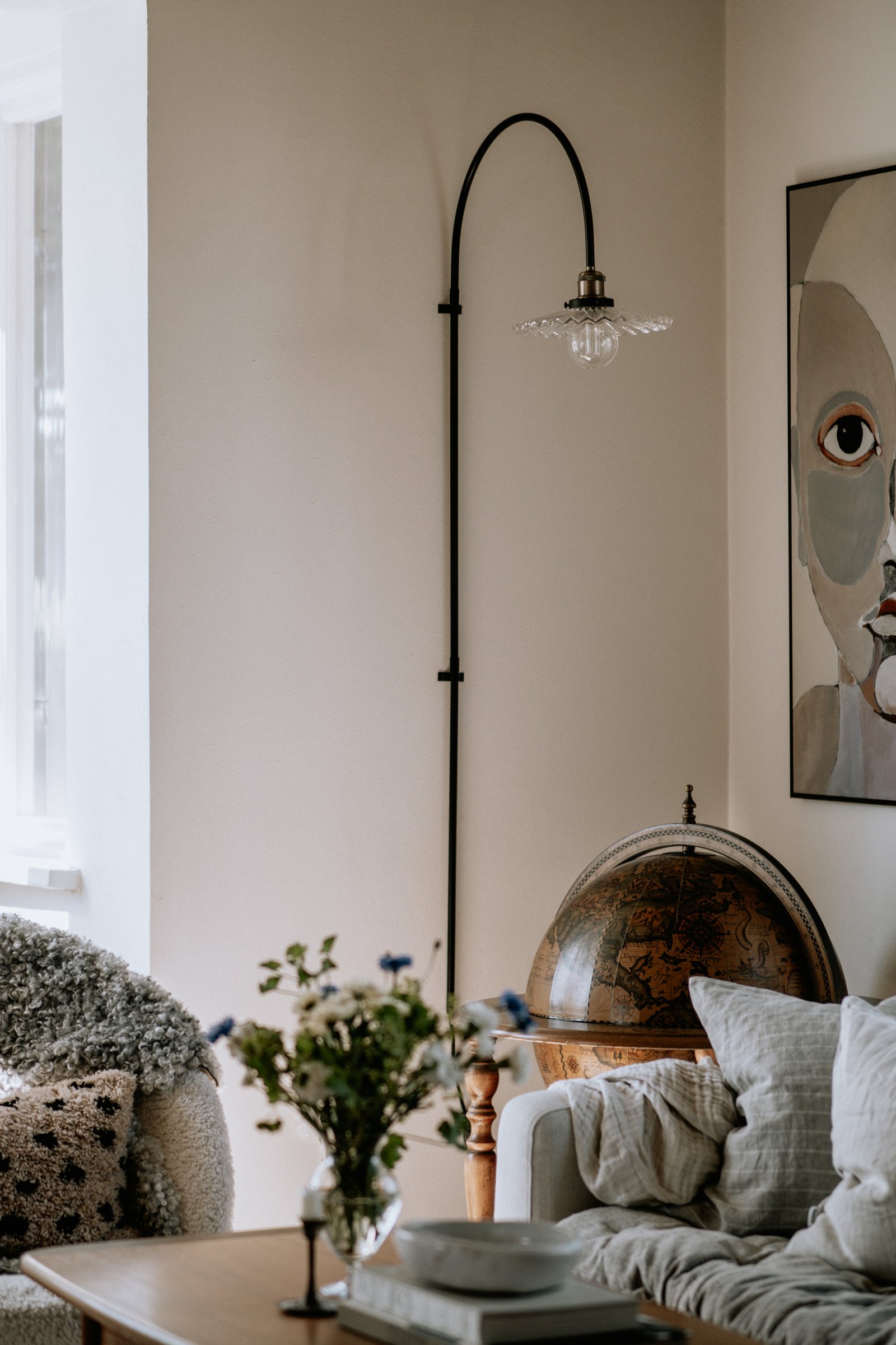 Globen Lighting Cobbler Vegglampe Klar 150cm