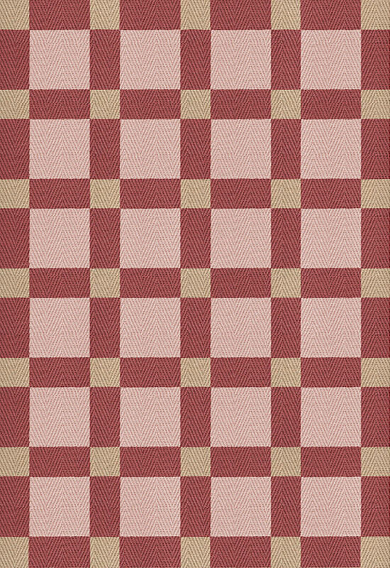 Layered - Evelina Kroon Juteteppich Plum Punch 140x200 - Rosa - Jute- & Sisalteppiche