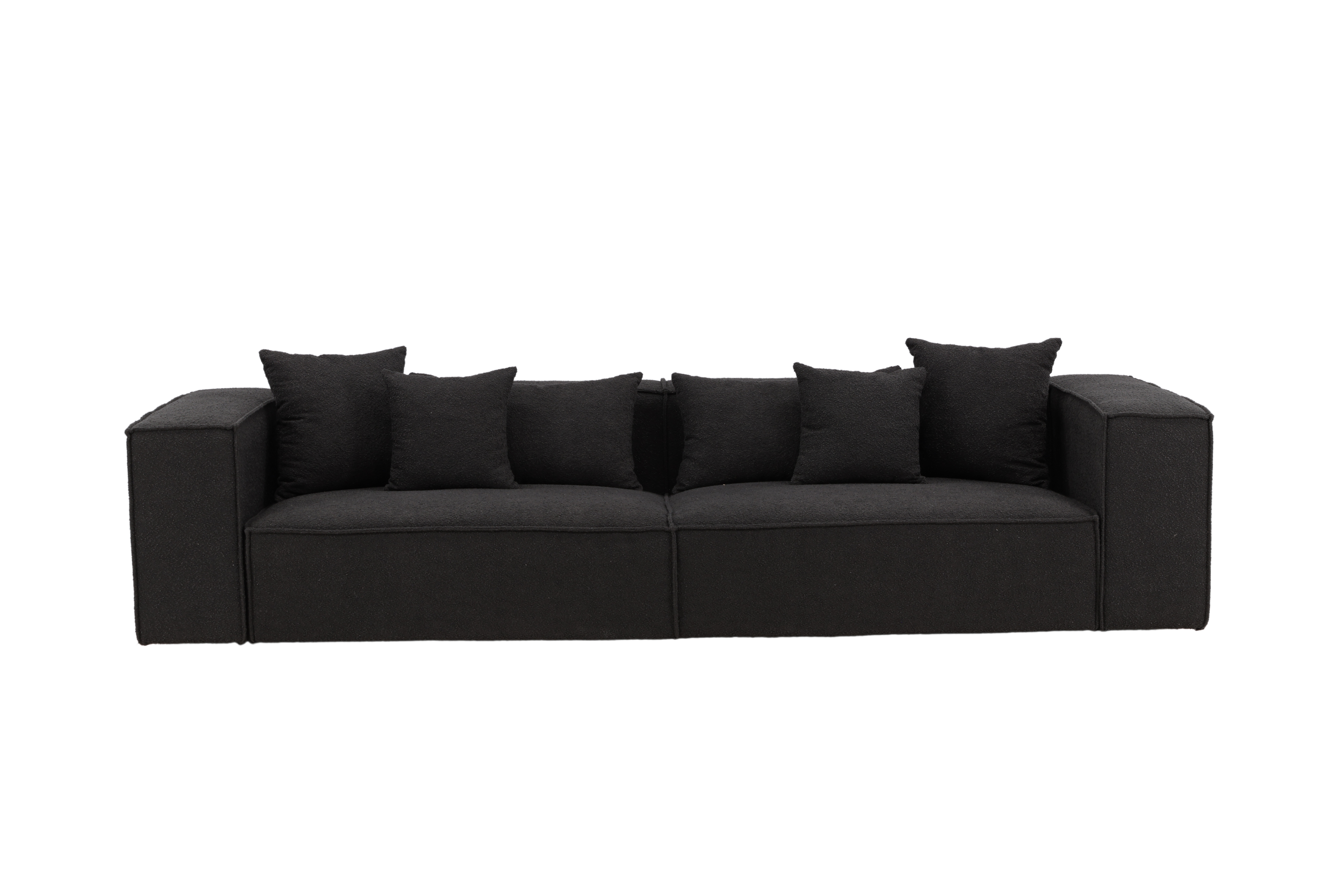 Vind - Gillholmen 4-sits Soffa Black - Svart
