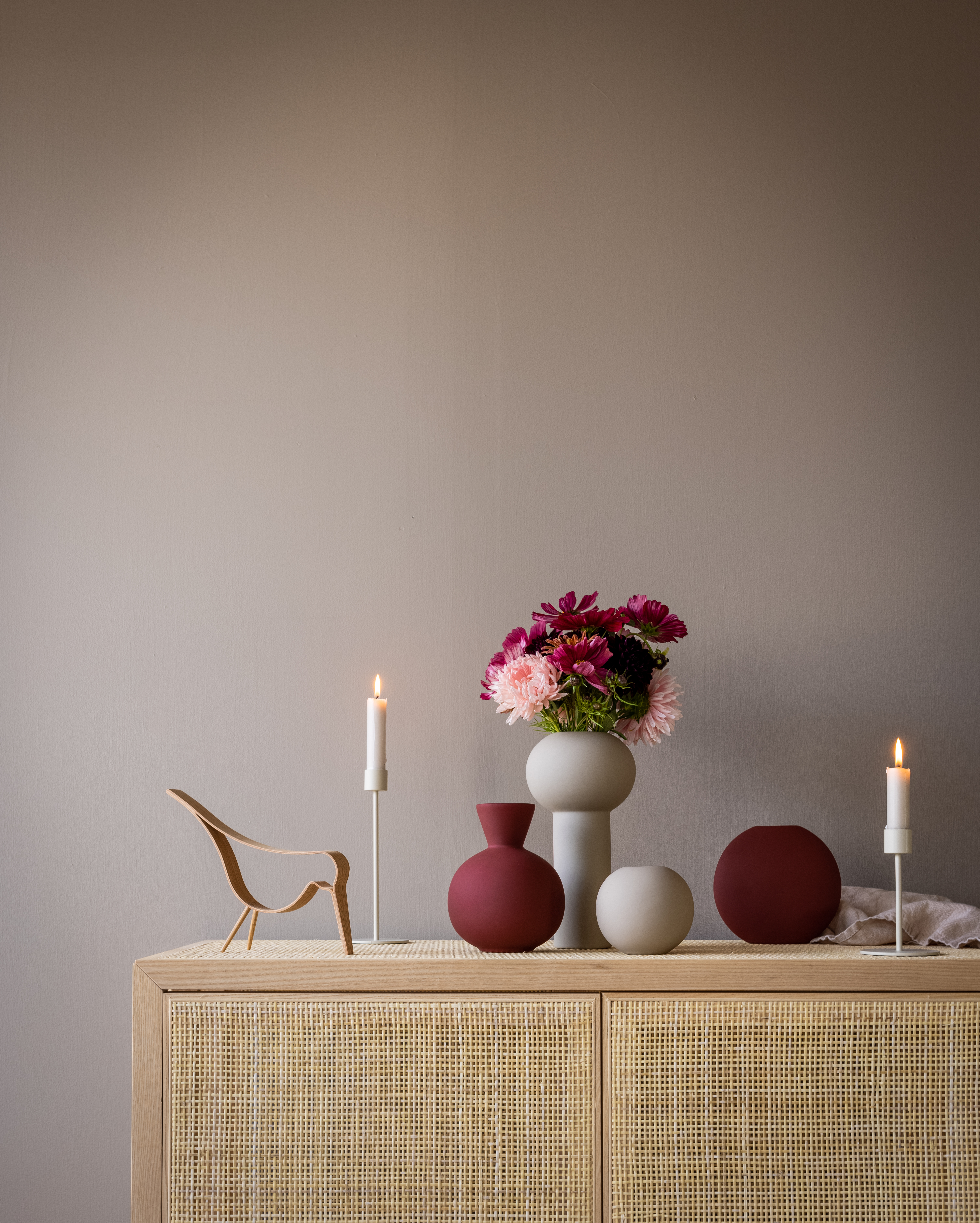 Cooee Design Lysestake Sand 13 cm