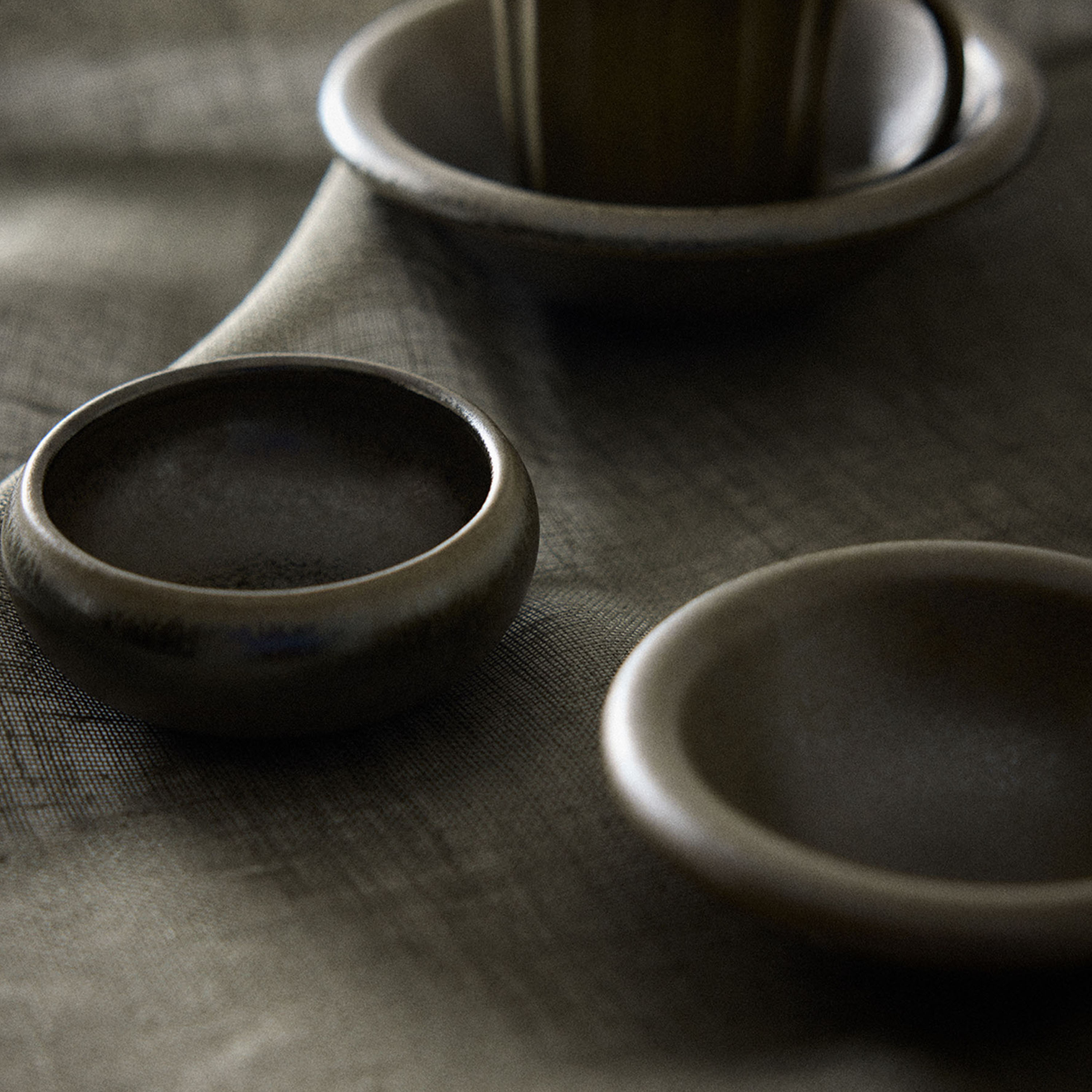 Tell me more Elba Skål Green Brown Small 2-pakning