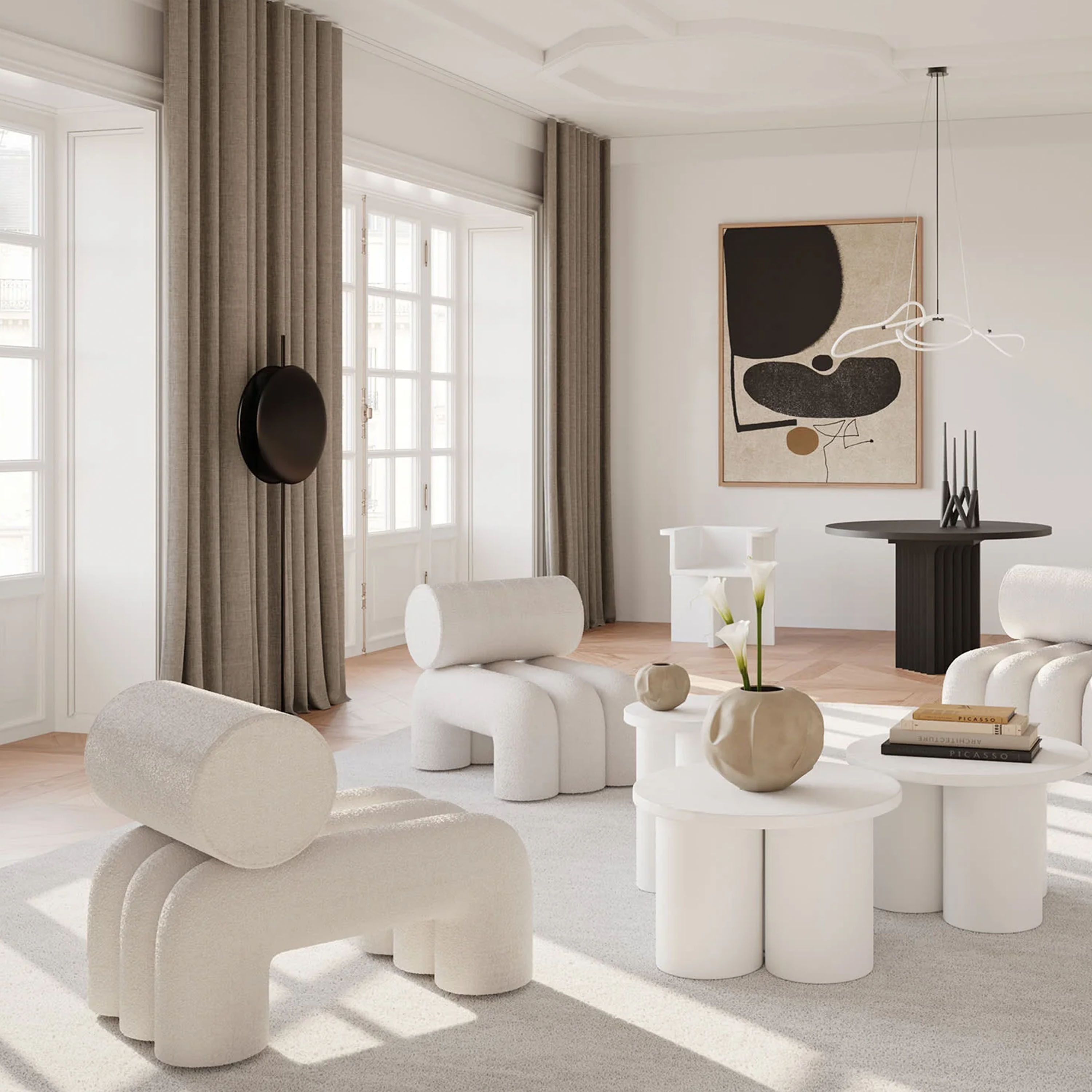 101 Copenhagen Totem Gulvlampe Bronse