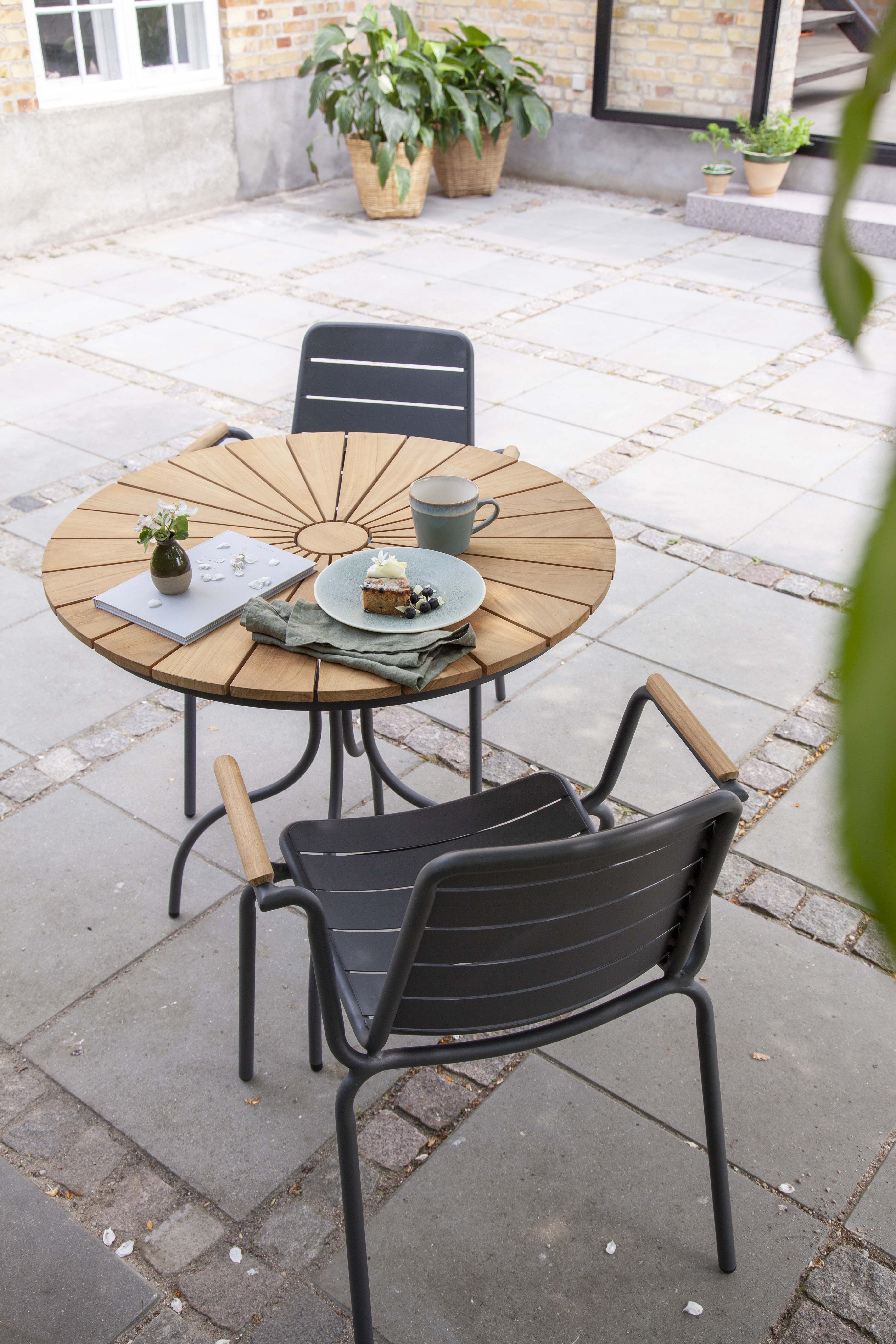 Cinas Ellen Cafebord Antracit Ø80