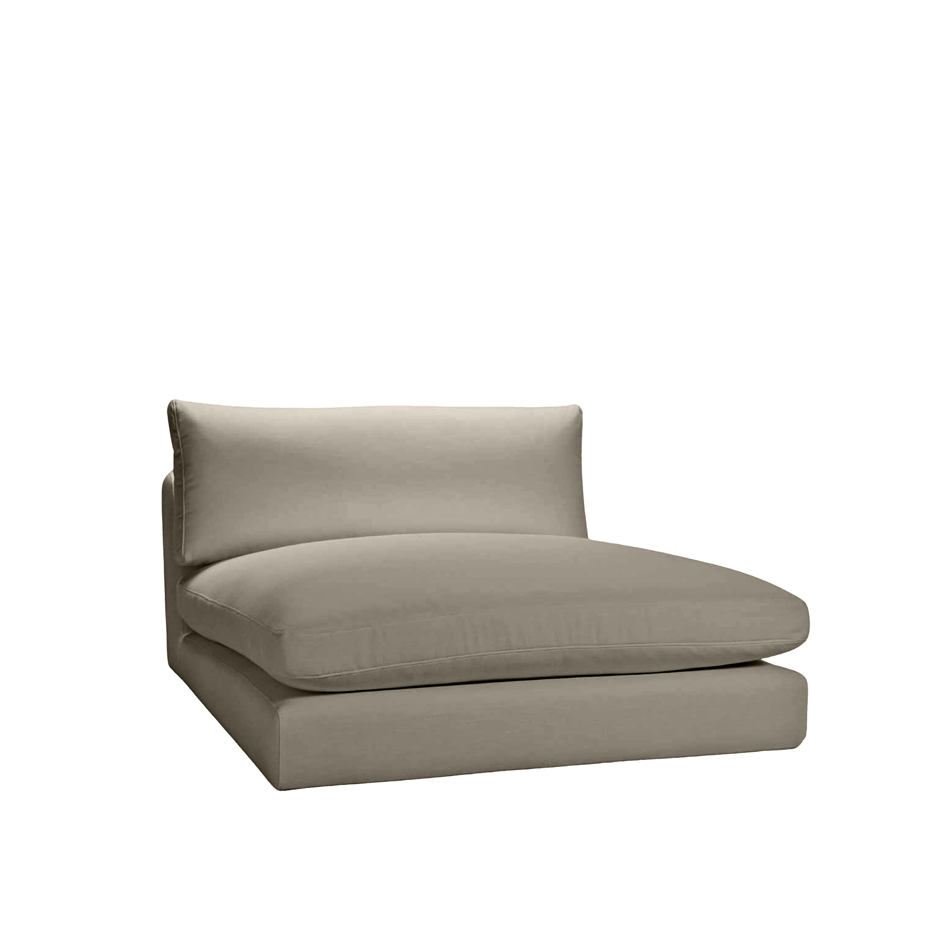 Capri 1.5-sits Divanmodul Taupe 120x155