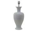 Mindy Lampfot Blank Vit 50cm