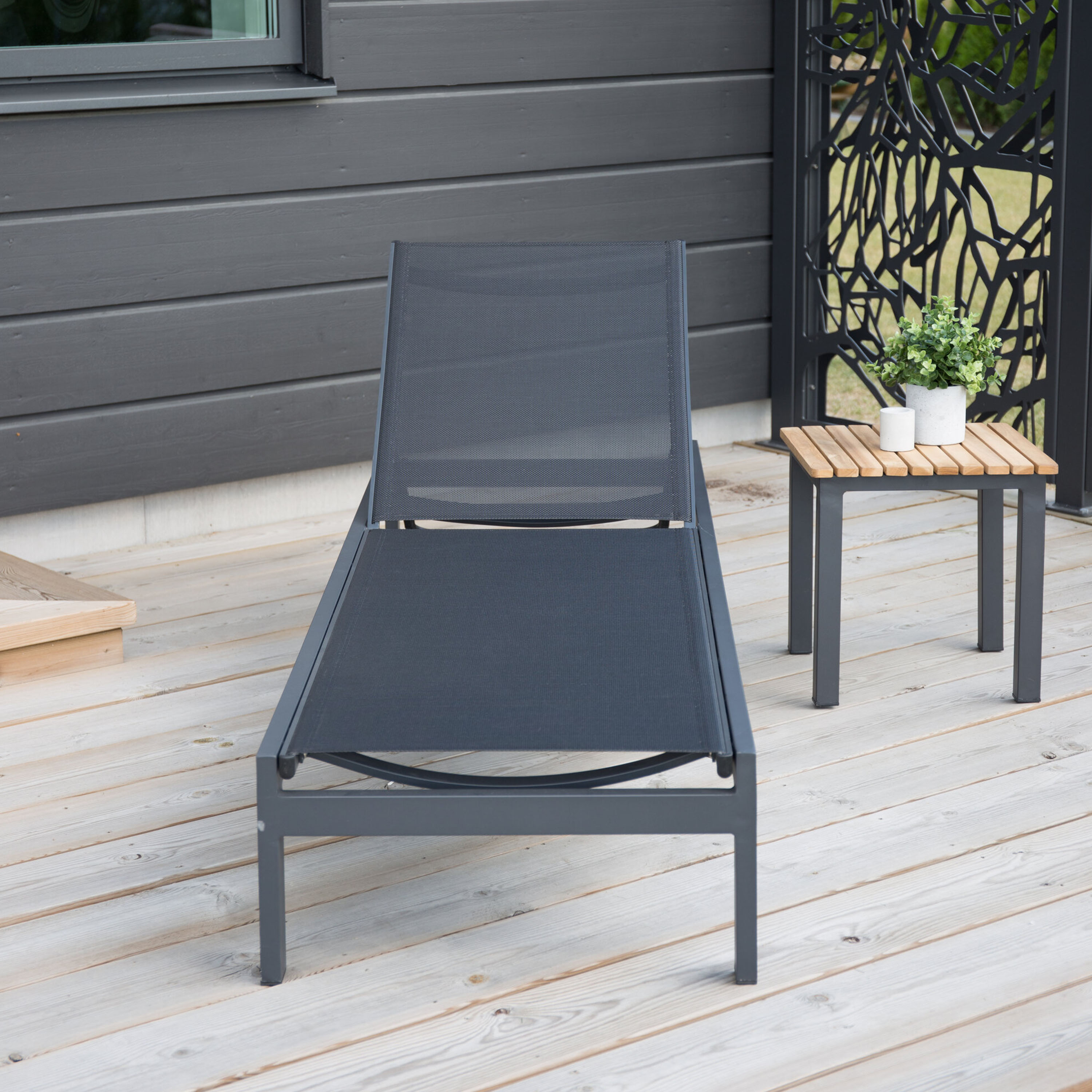 Venture Home Copacabana Solstol Black