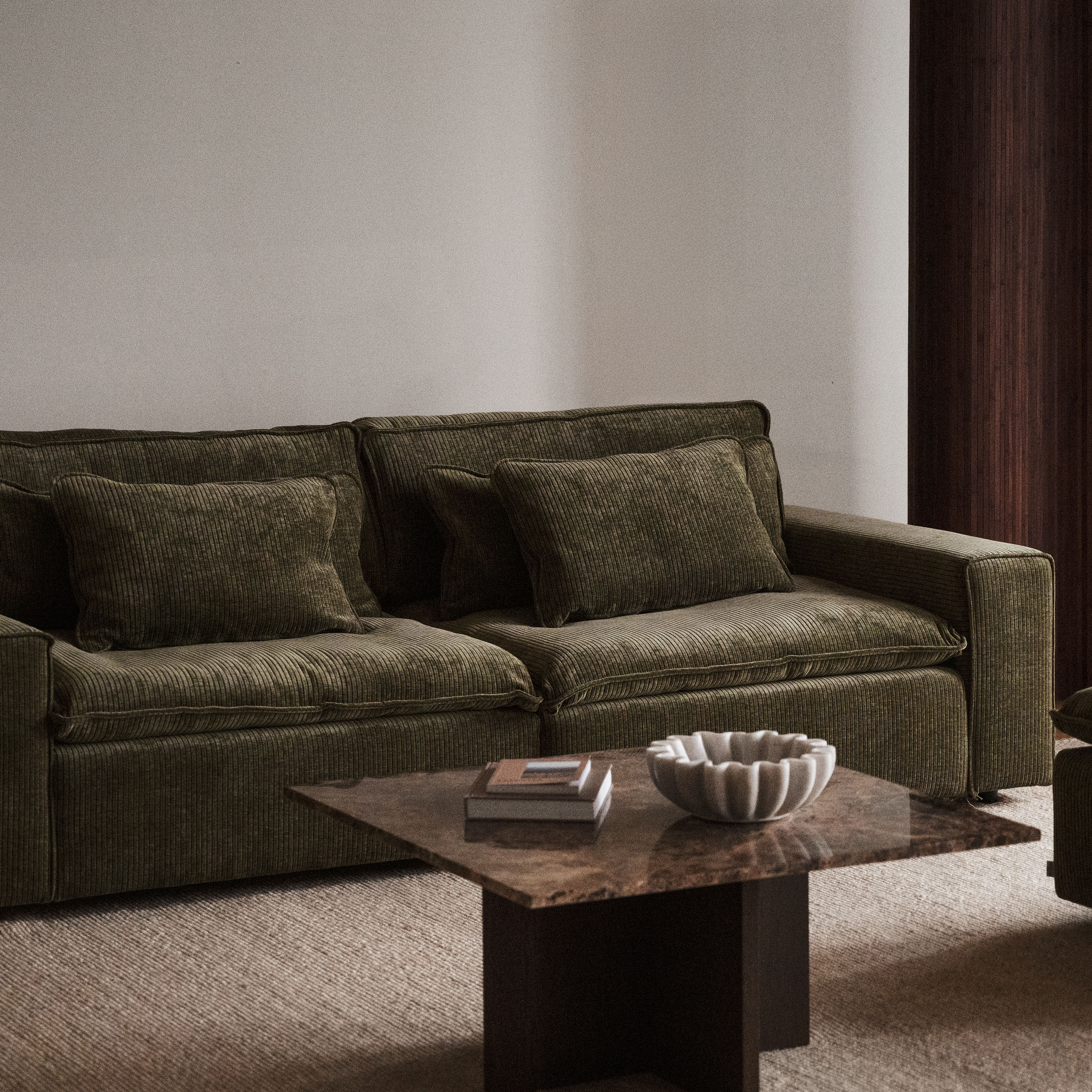 Rowico Home Rawlins 3-Sitzer Sofa Maxi Grün